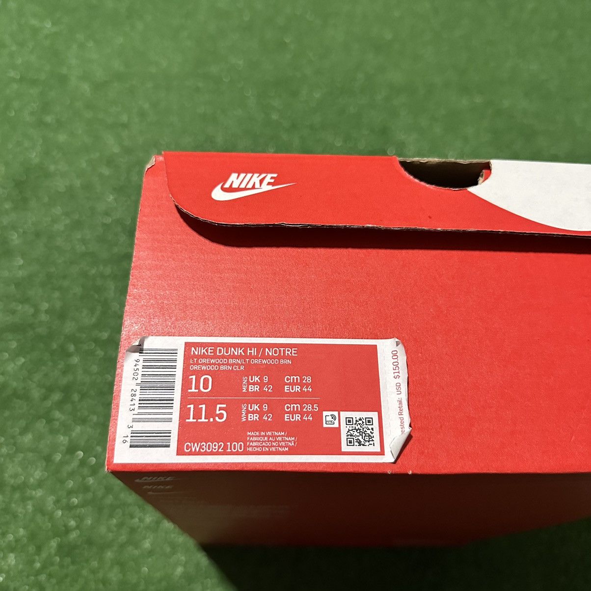 Nike Nike dunk high Notre light orewood brown Size US 10 / EU 43 - 13 Thumbnail