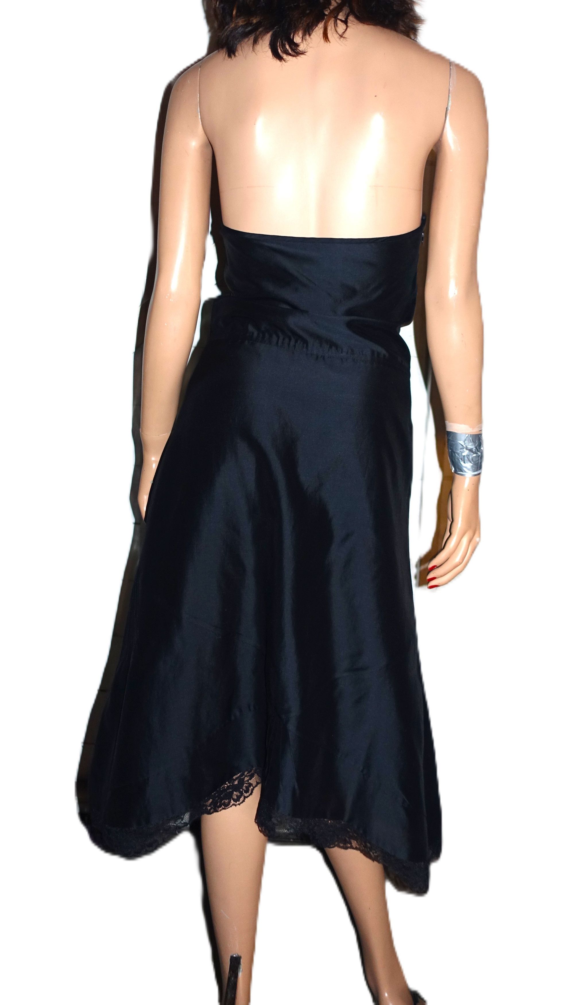Banana Republic Banana Republic Black Strapless Lace Party Dress 2 Size XS / US 0-2 / IT 36-38 - 5 Thumbnail