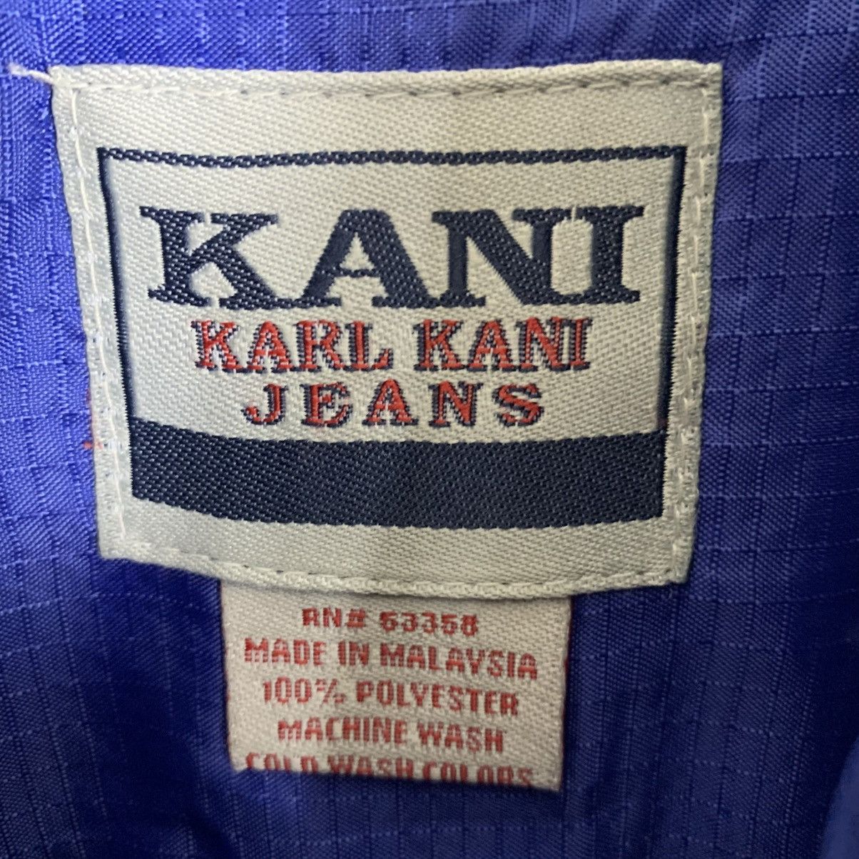 Designer × Karl Kani × Vintage Vintage Karl Kani Sport Light Jacket Big Logo Zipper Jacket Size US L / EU 52-54 / 3 - 12 Thumbnail