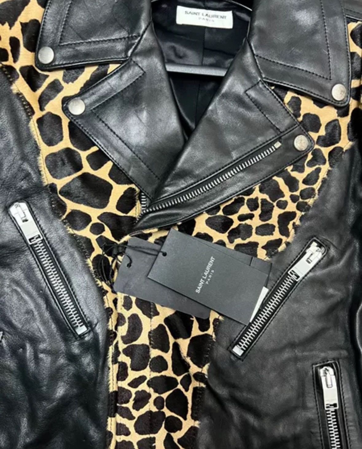 Saint Laurent Paris × Yves Saint Laurent Saint Laurent SLP genuine leather jacket Size US M / EU 48-50 / 2 - 3 Thumbnail