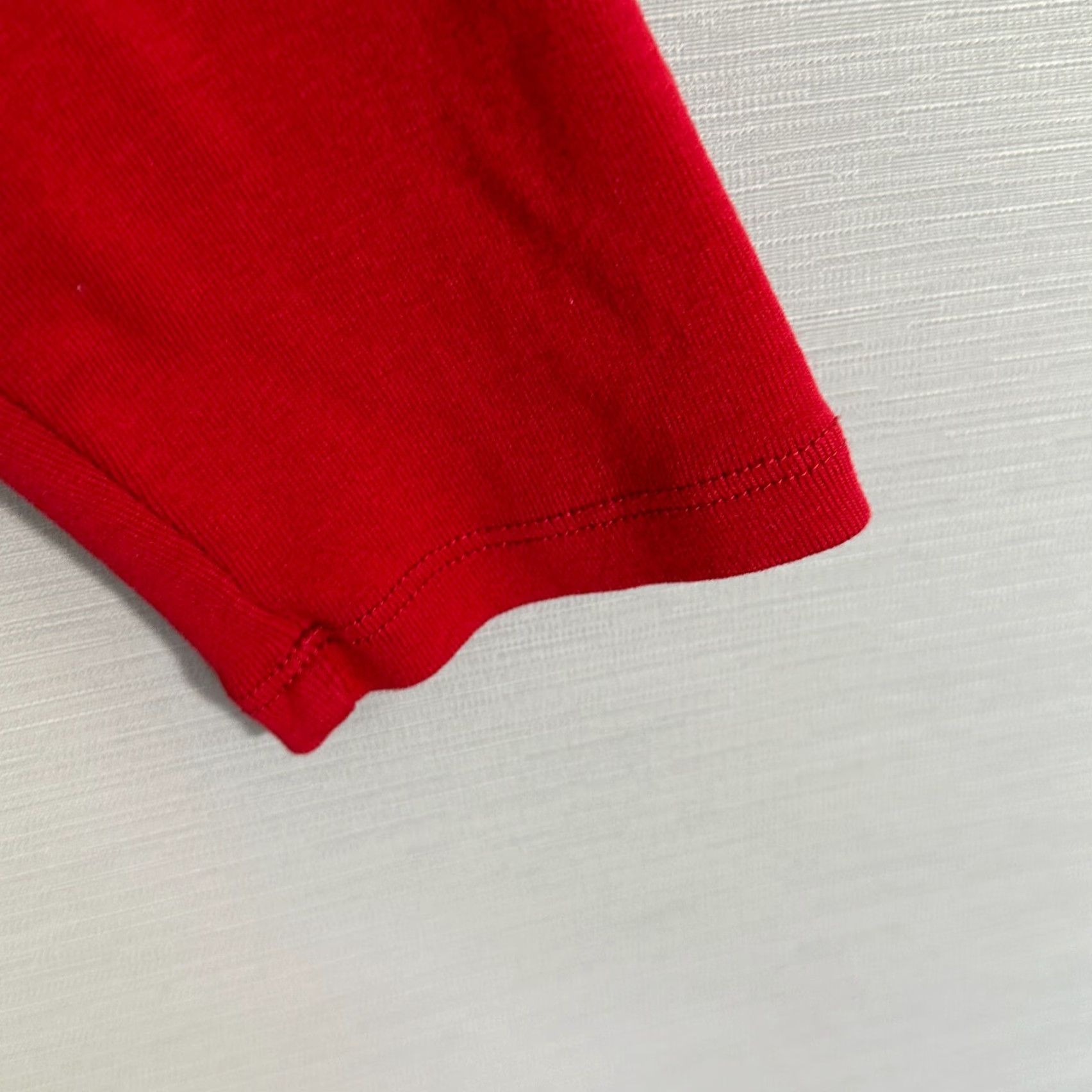 Ralph Lauren Lauren Ralph Lauren Top Women XL Red Cotton Knit Long Sleeve Button Shoulder Tee Size XL / US 12-14 / IT 48-50 - 5 Thumbnail