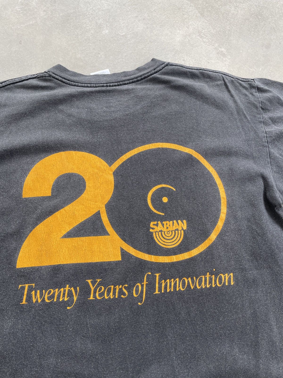 Gildan × Vintage VINTAGE SABIAN DRUM/MUSIC TEE Size US M / EU 48-50 / 2 - 6 Thumbnail