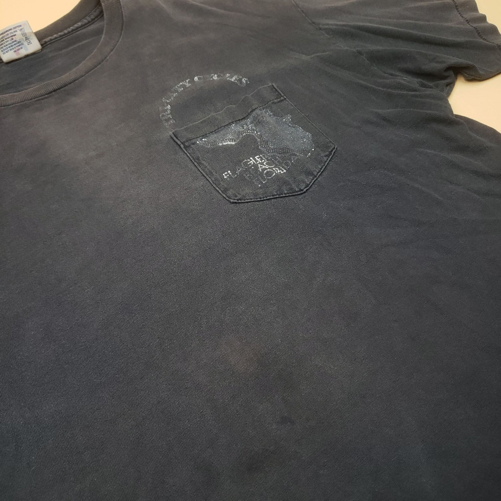 Vintage 1999 Bike Week Distressed T Shirt Bald Eagle Holes Nat Fade Size US XL / EU 56 / 4 - 7 Thumbnail