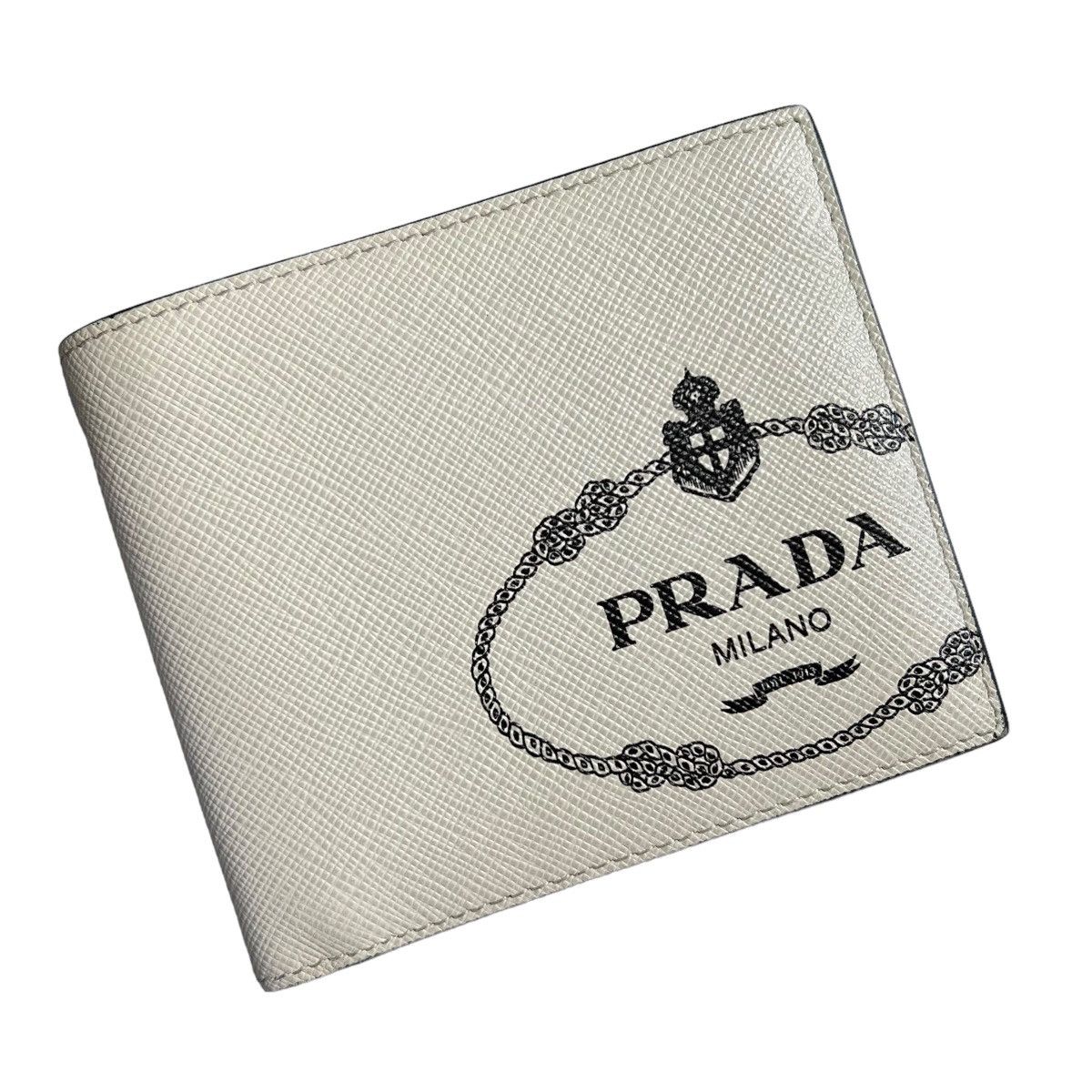 Prada Prada Logo Bifold Wallet Size ONE SIZE - 7 Thumbnail
