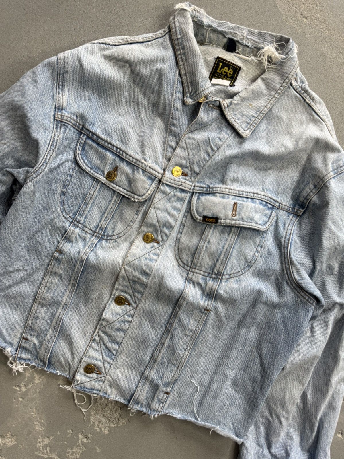 Lee × Vintage Vintage Lee Riders Jeans Jacket Size US XL / EU 56 / 4 - 3 Thumbnail
