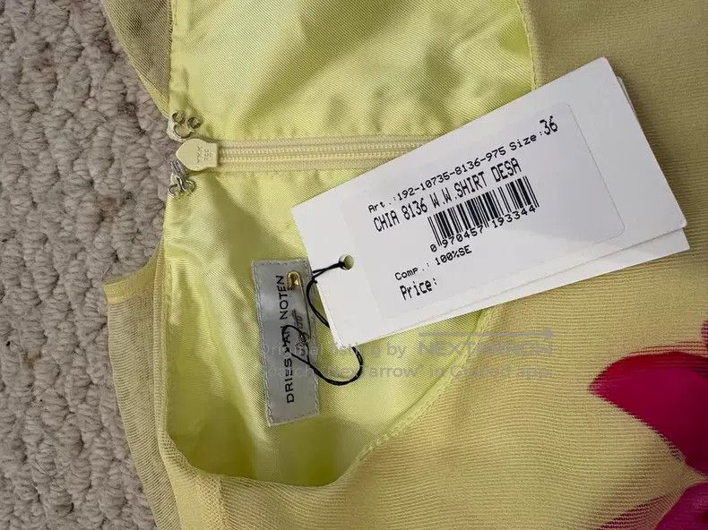 Dries Van Noten Dries Van Noten size:36 Garden Series Show Silk Top Size S / US 4 / IT 40 - 5 Thumbnail
