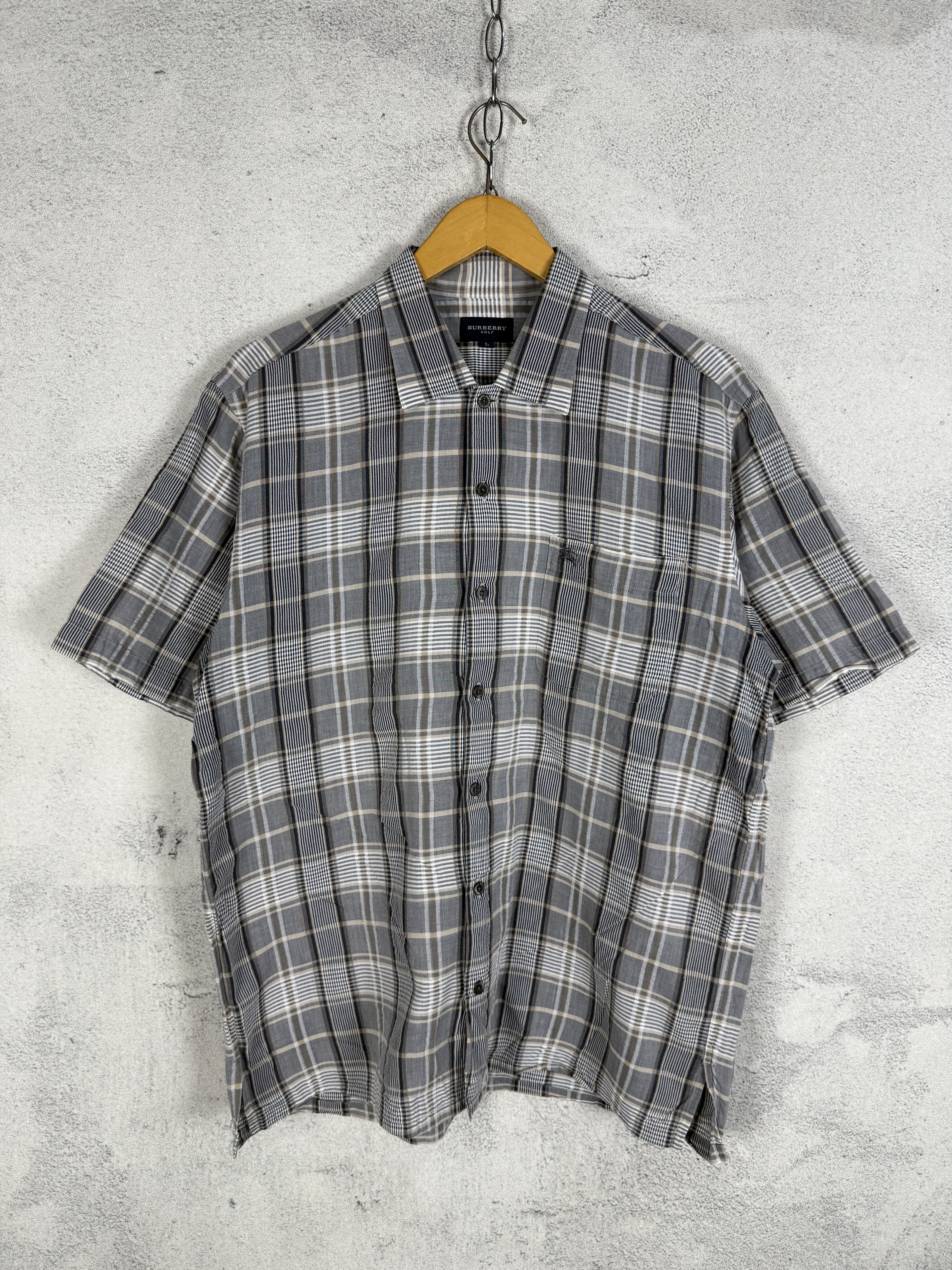 Burberry Vintage Burberry Plaid Button Up Shirt Size US L / EU 52-54 / 3 - 1 Thumbnail