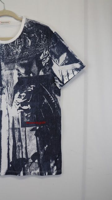 Alexander McQueen o1rshd1 ***Defective / T-Shirt in Blue & White Size US S / EU 44-46 / 1 - 2 Thumbnail