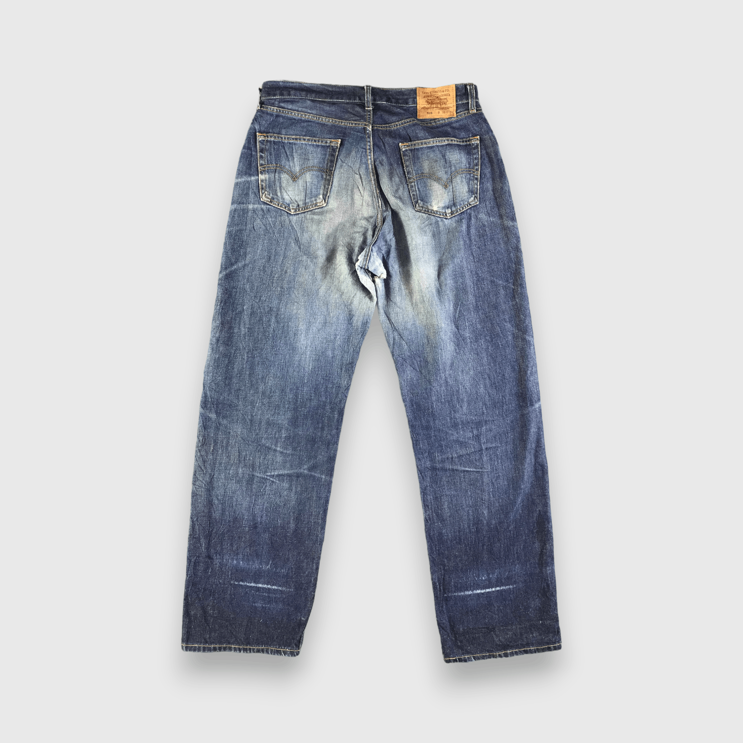Levi's Vintage Blue Wash Levis 515 Jeans-J3736 Size US 37 - 2 Thumbnail