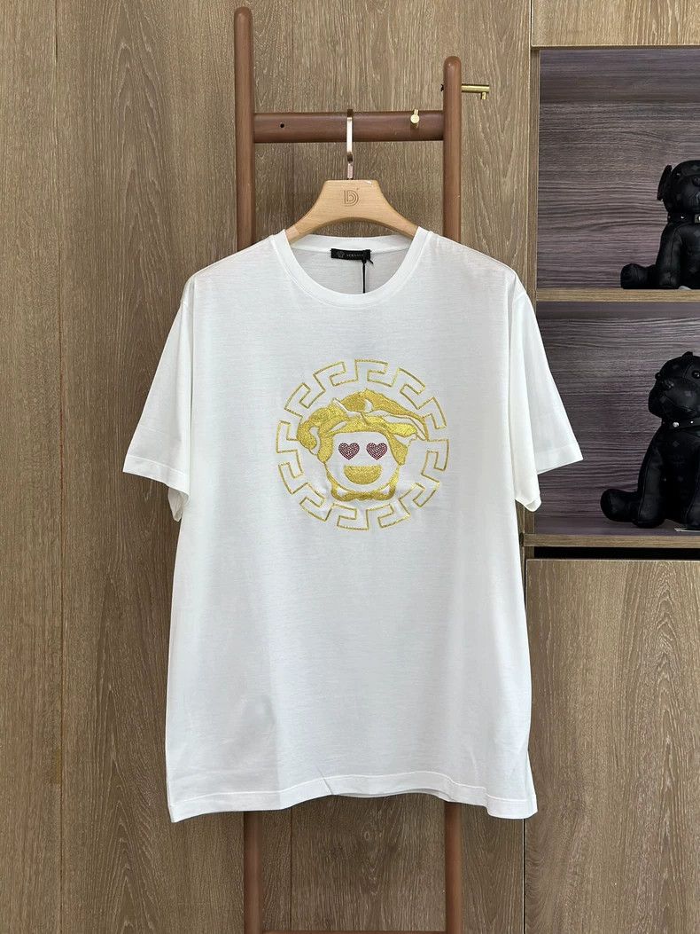 Other Versace 男士圆领白色人像刺绣短袖T恤 Size US XL / EU 56 / 4 - 1 Thumbnail