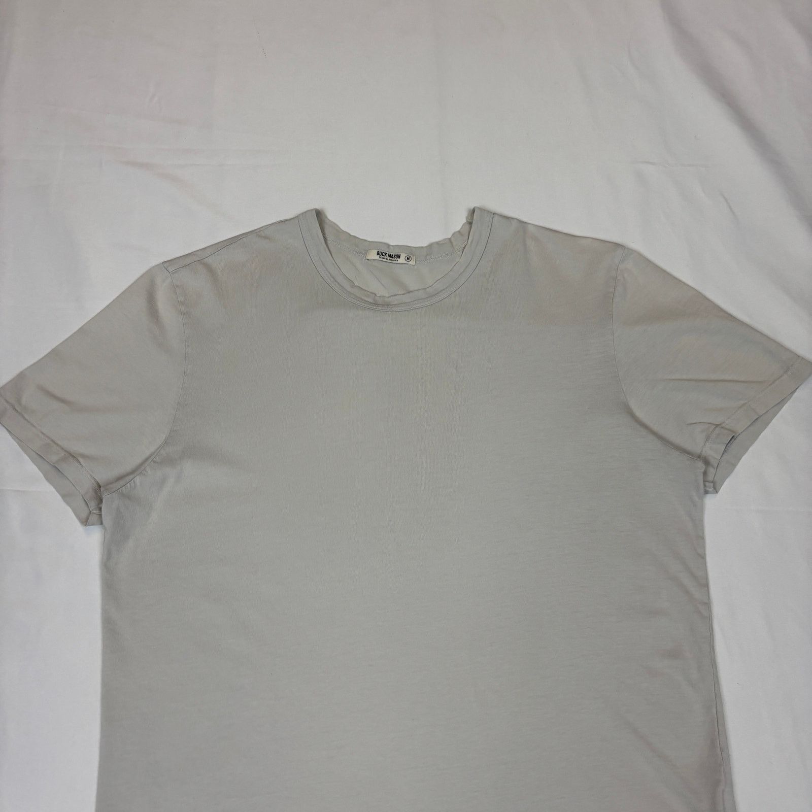 Buck Mason Buck Mason Curved Hem Slub Cotton Short Sleeve Shirt Men's M Size US M / EU 48-50 / 2 - 2 Thumbnail