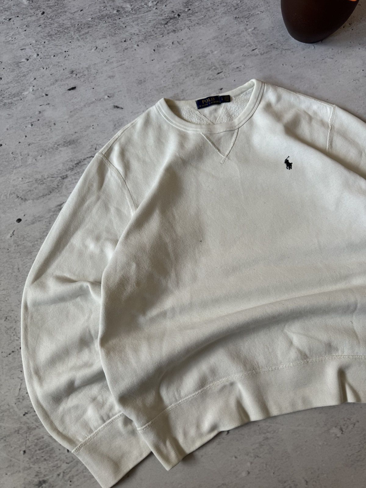 Polo Ralph Lauren × Vintage POLO RALPH LAUREN VINTAGE BASIC LOGO OVERSIZE BAGGY SWEATER Size US L / EU 52-54 / 3 - 2 Thumbnail