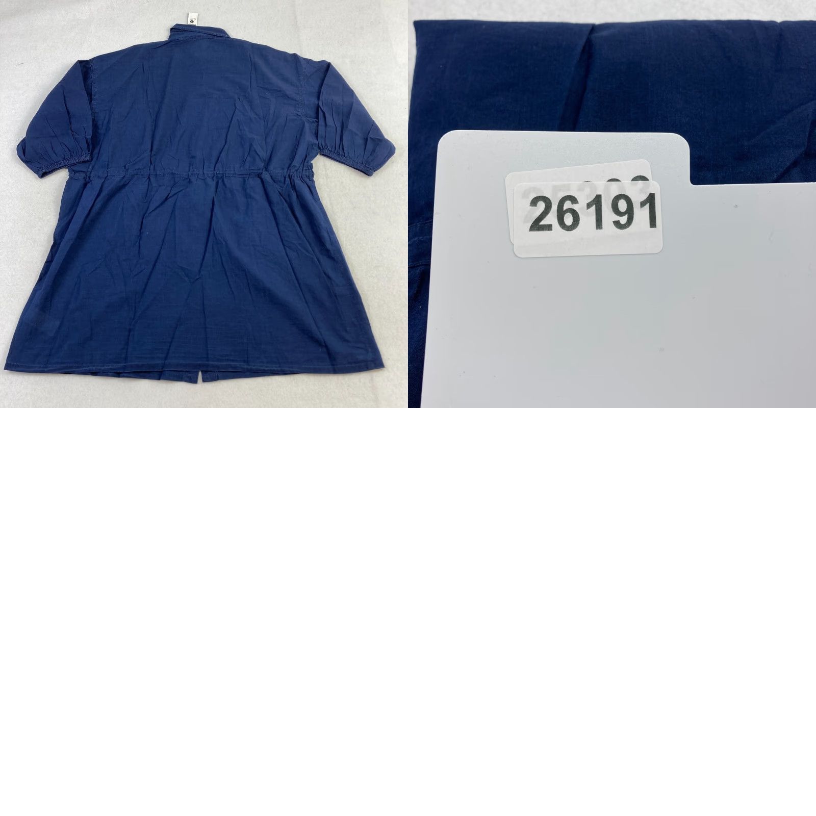 J.Crew J.CREW Shirt Dress Women's Small Blue Cinched Waist Cotton Voile Breezy Cover Up Size S / US 4 / IT 40 - 9 Thumbnail