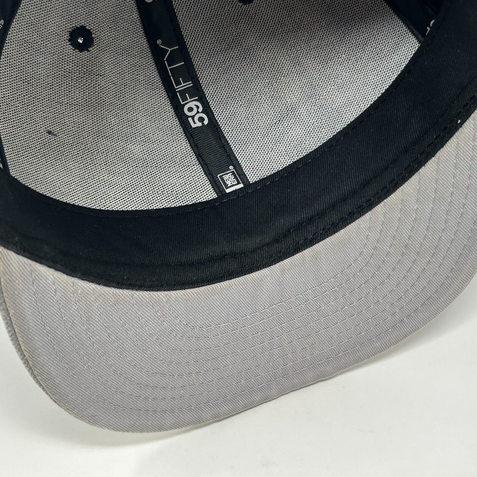 New Era St Louis Cardinals Hat Baseball Cap Black Gray Fitted 7 3/8 Size ONE SIZE - 5 Thumbnail