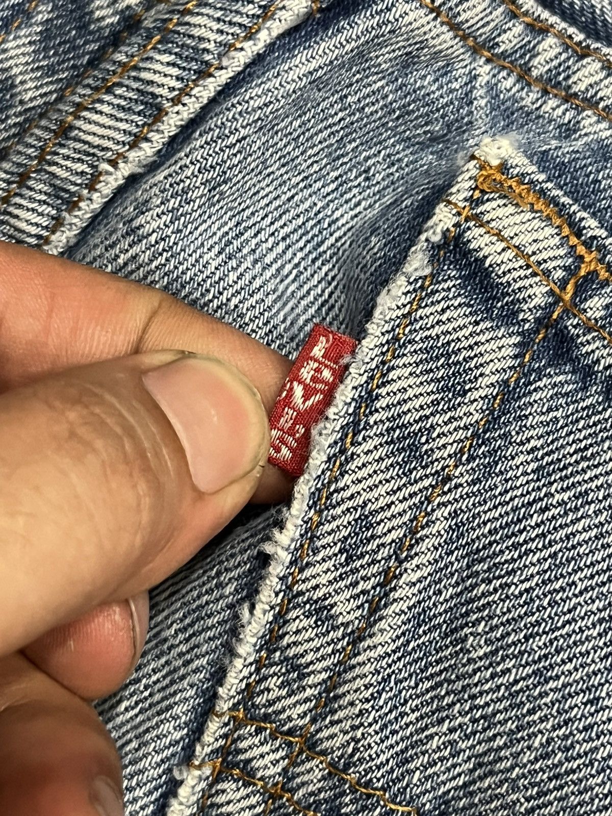 Levi's Vintage Y2K Levi’s 501 Blue Washed Straight Leg Jeans Size US 33 - 10 Thumbnail