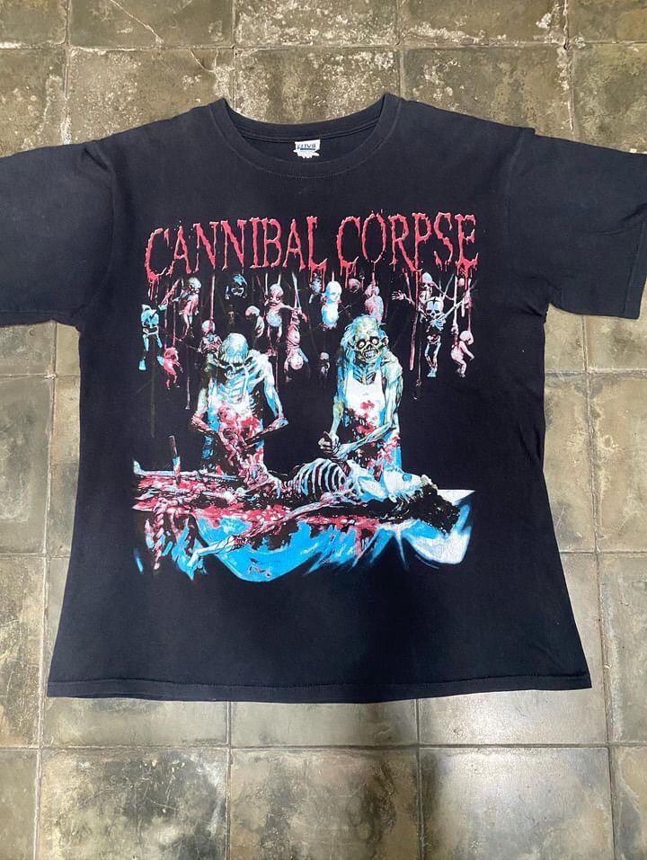 Band Tees Vintage Canibal Corpse Death Metal Band Tee Size US L / EU 52-54 / 3 - 4 Thumbnail