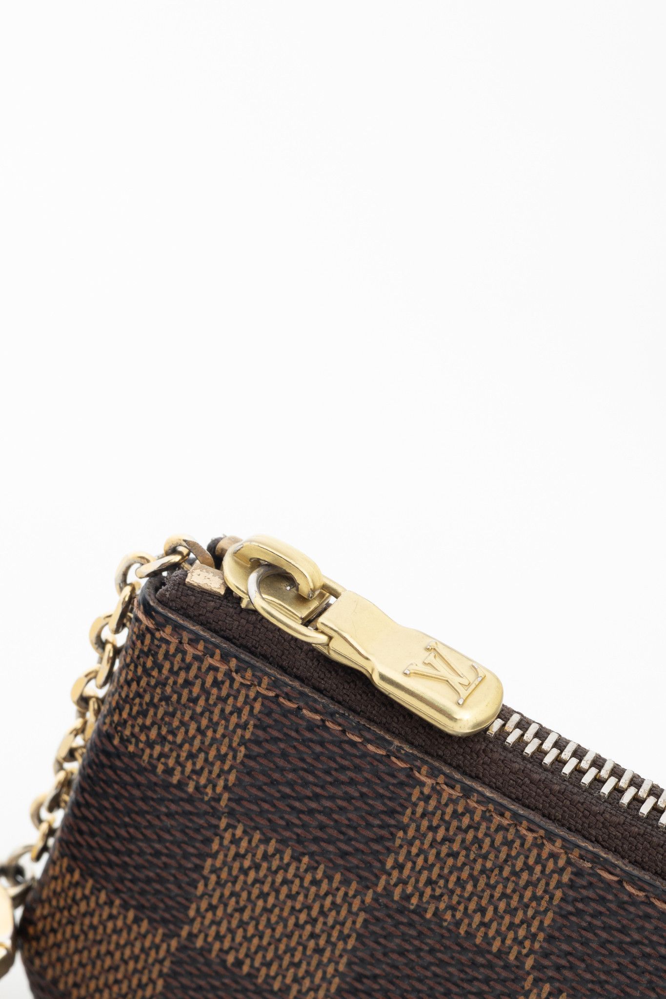 Louis Vuitton Louis Vuitton Damier Ebene Canvas Key Pouch Size ONE SIZE - 5 Thumbnail