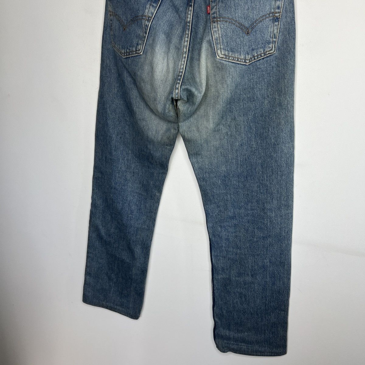 Levi's × Vintage Levi's 550 Vintage 90's Custom Made Leather Inserts Jeans Size US 30 / EU 46 - 7 Thumbnail