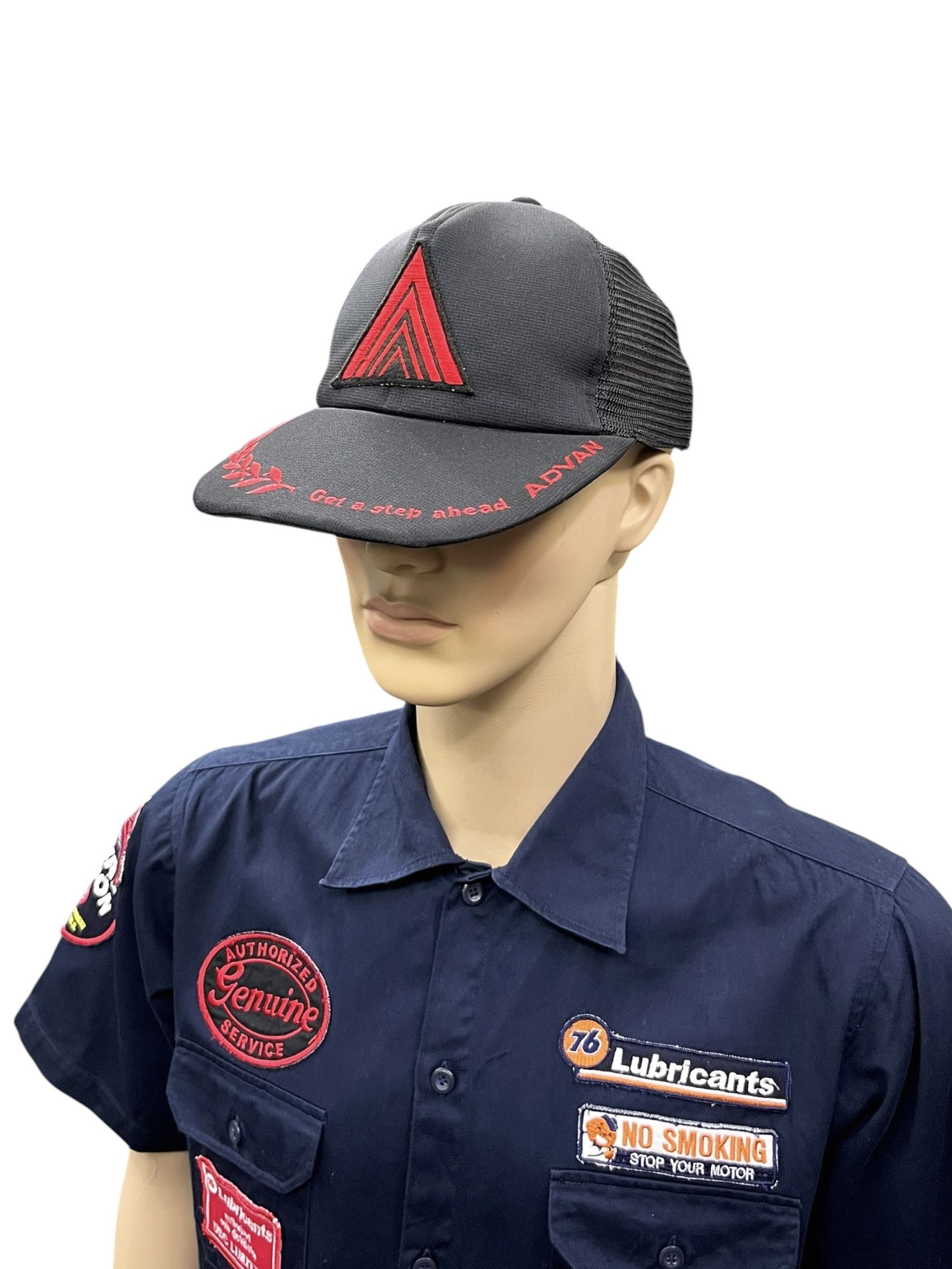 Racer Worldwide 🏁Vintage 90s Advan Yokohama YKK Snapback Mesh Trucker Cap Size ONE SIZE - 1 Thumbnail