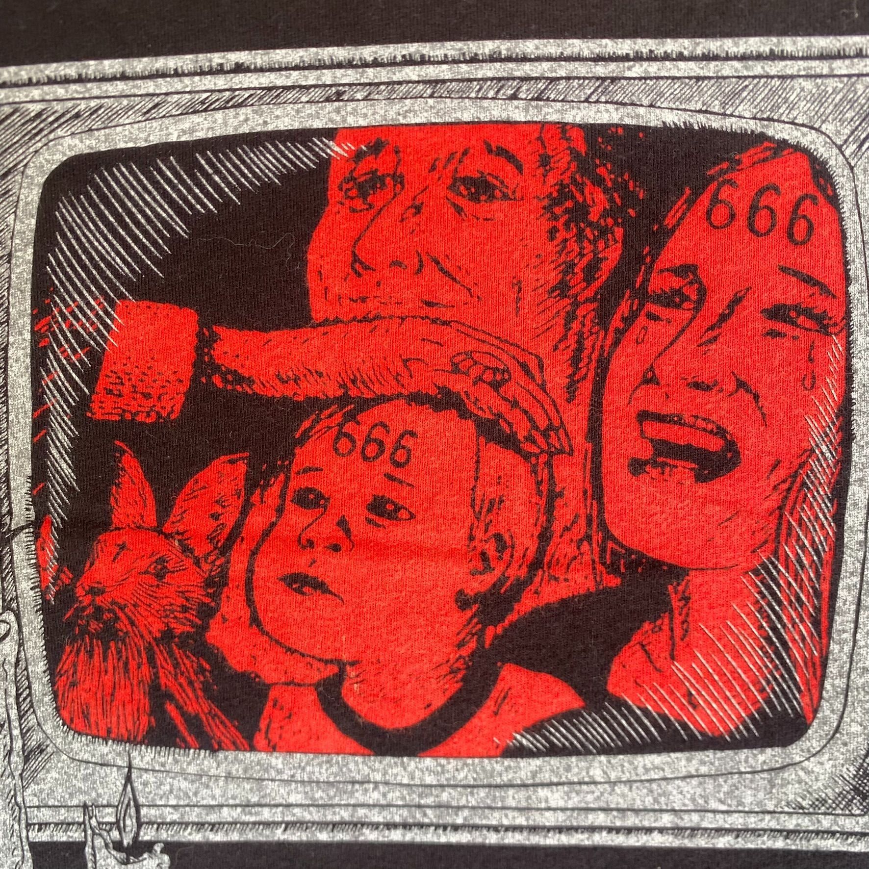 Vintage Vintage Y2K 666 Devil Shirt Demon Goth Punk Emo Satanic Tee Size US M / EU 48-50 / 2 - 4 Thumbnail