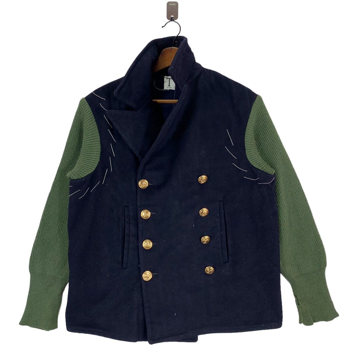 VINTAGE TOLLFREE DOUBLE BREASTED BIKERS JACKET