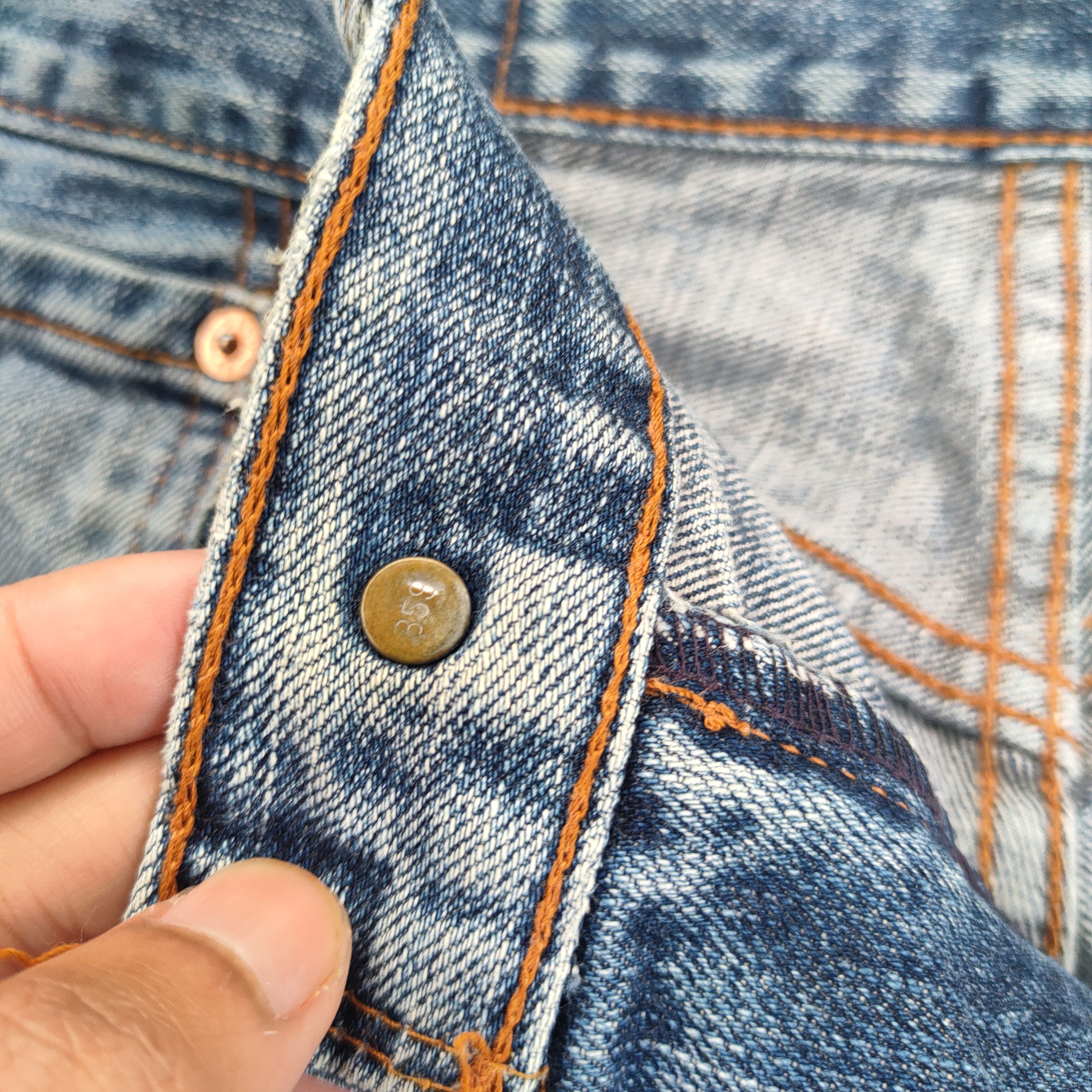 Levi's Vintage Clothing W32 VINTAGE LEVI'S 503 RIPPED FADED JEANS DENIM PANTS Size US 32 / EU 48 - 8 Thumbnail