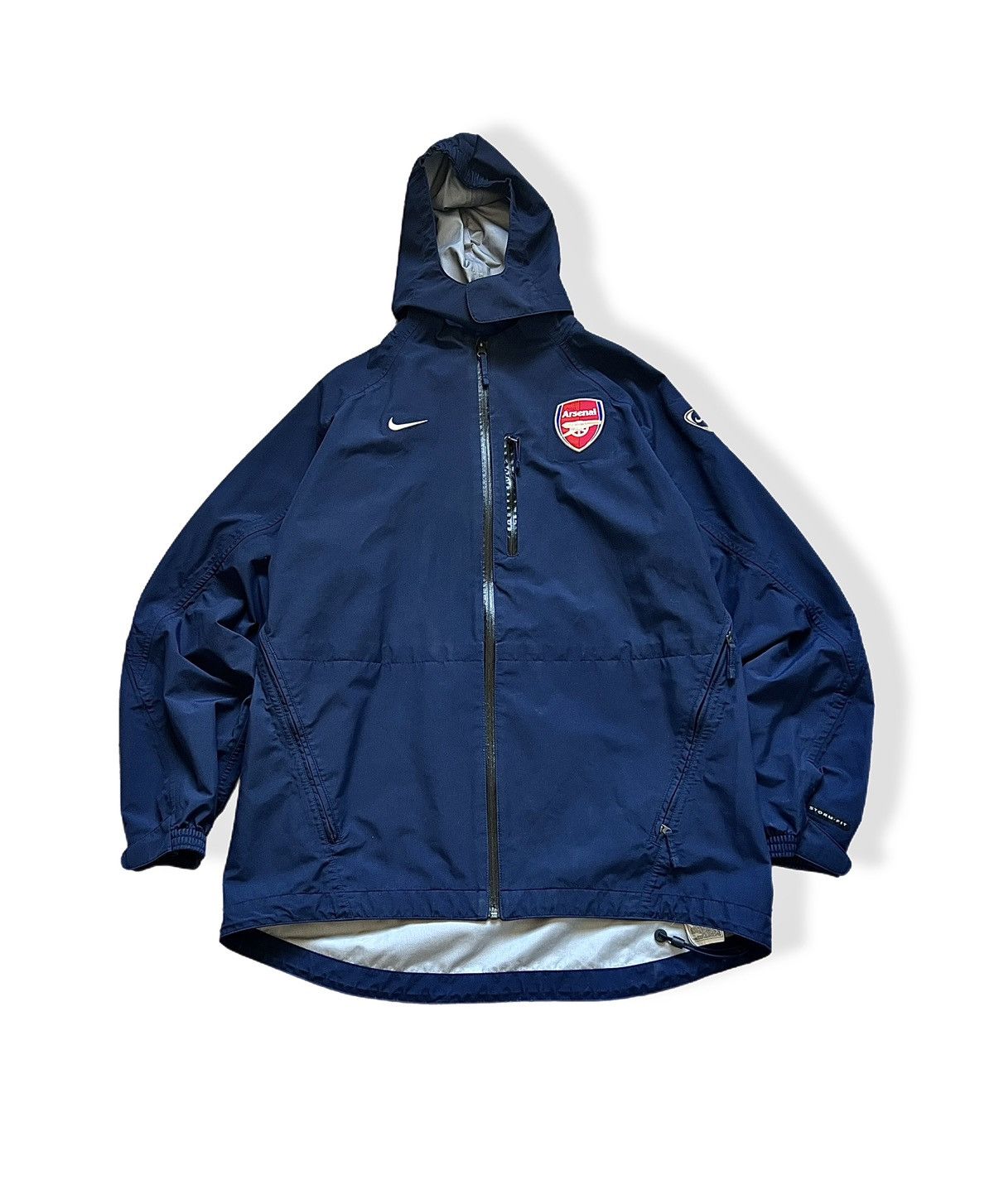 Nike × Vintage Arsenal Vintage Track Jacket 00's Storm Fit Gore