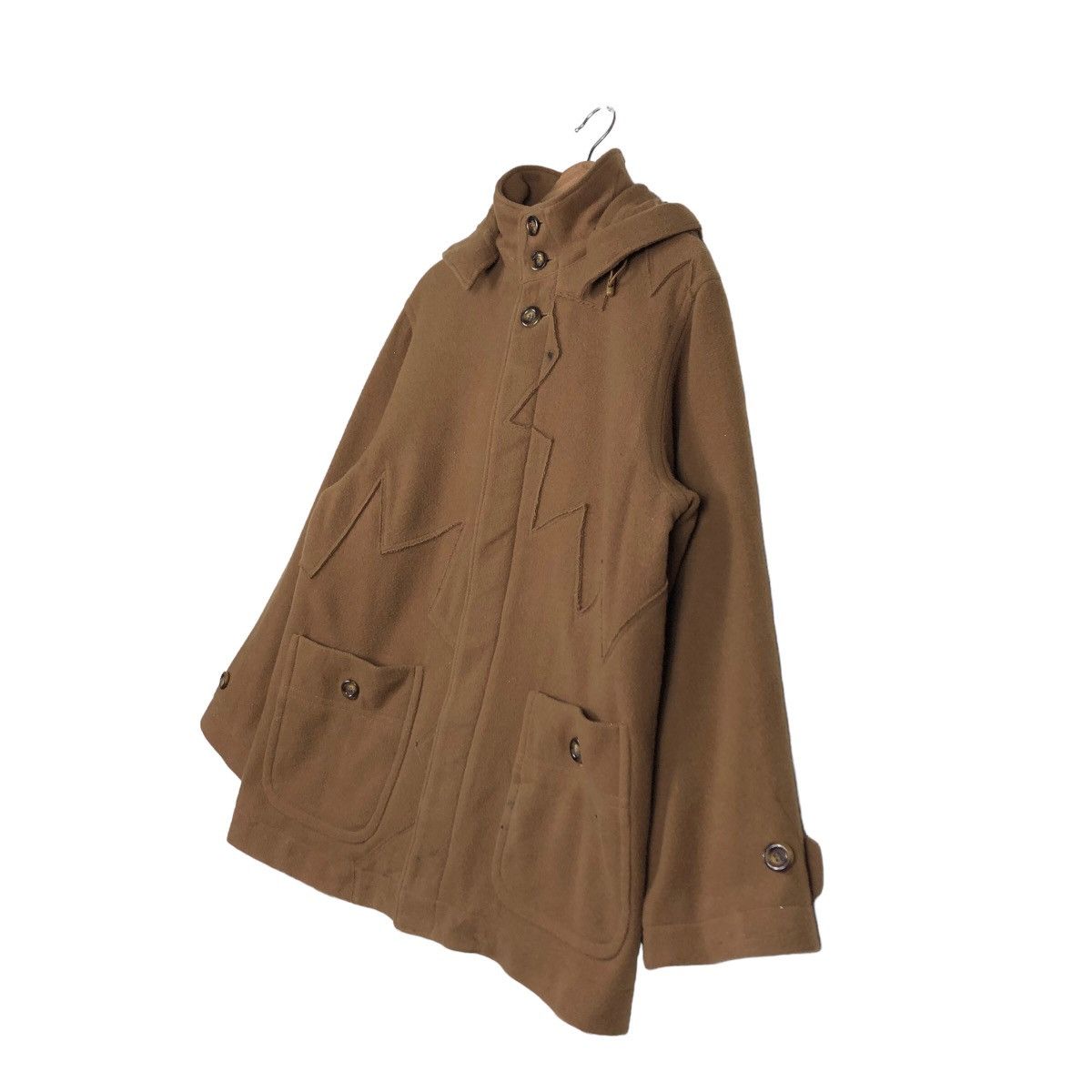 Issey Miyake 🔥Vintage Wool Chore Jacket Hoodie Issey Miyake Hai Sporting Size US M / EU 48-50 / 2 - 2 Thumbnail