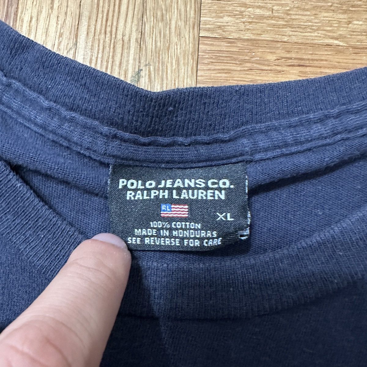 Polo Ralph Lauren Vintage Polo Jeans tee Size US XL / EU 56 / 4 - 4 Thumbnail