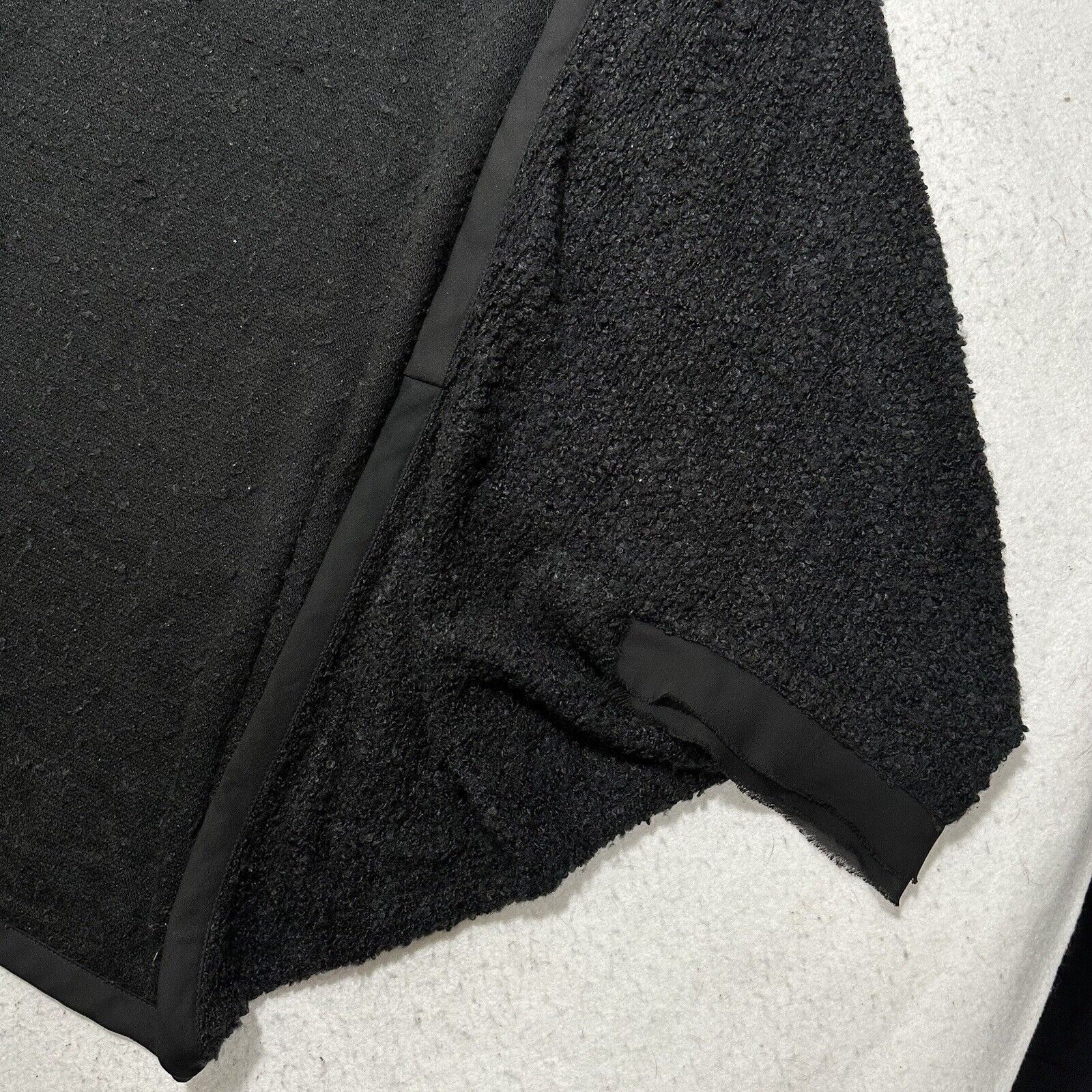 Coldwater Creek Coldwater Creek Wool Blend Cardigan Open Front Sweater Black Size ONE SIZE - 4 Thumbnail