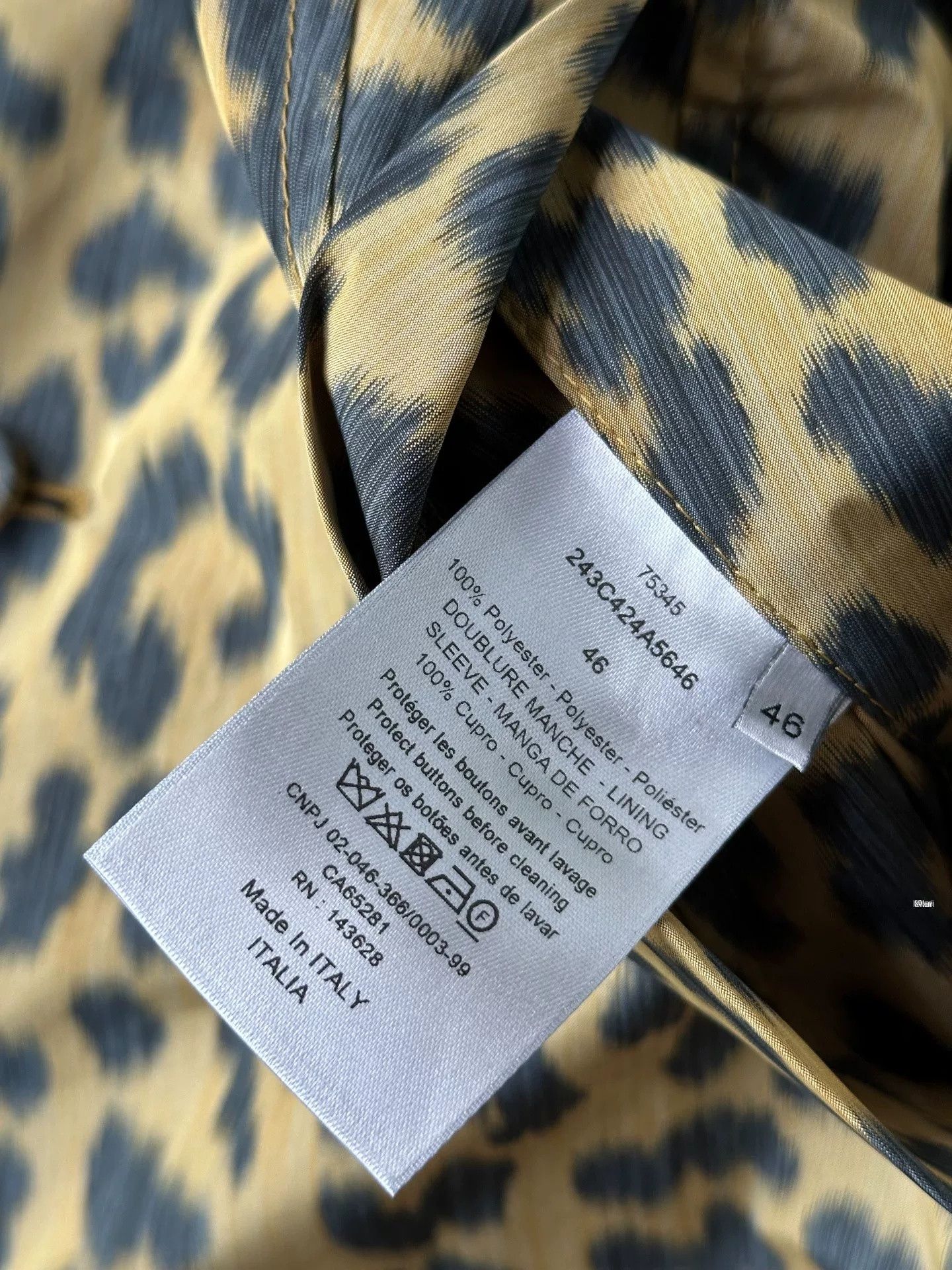 Dior Dior Runway Print Cape Men Size US S / EU 44-46 / 1 - 3 Thumbnail