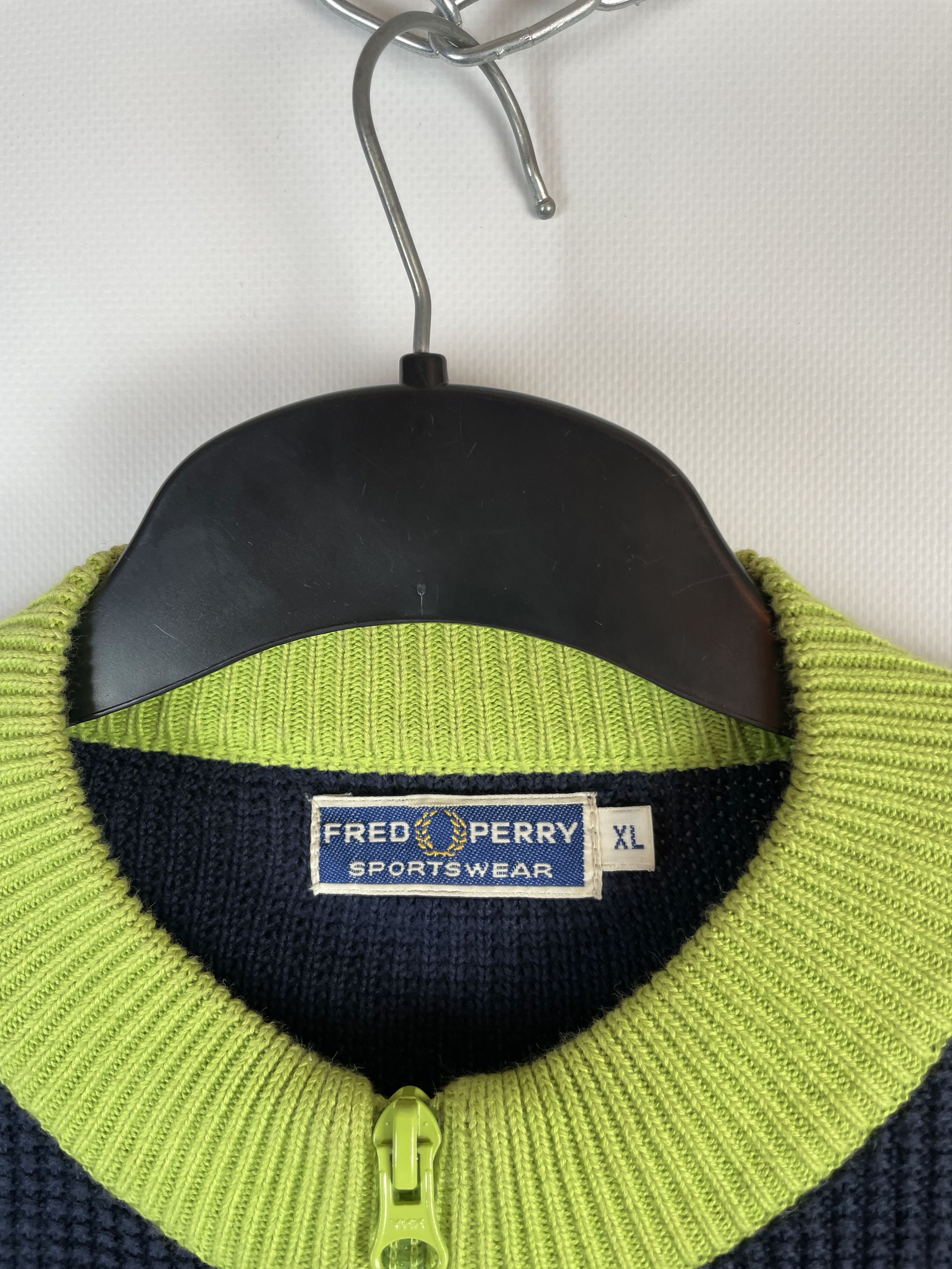 Fred Perry Fred Perry Sweaters Knit 90s Size US XL / EU 56 / 4 - 4 Thumbnail
