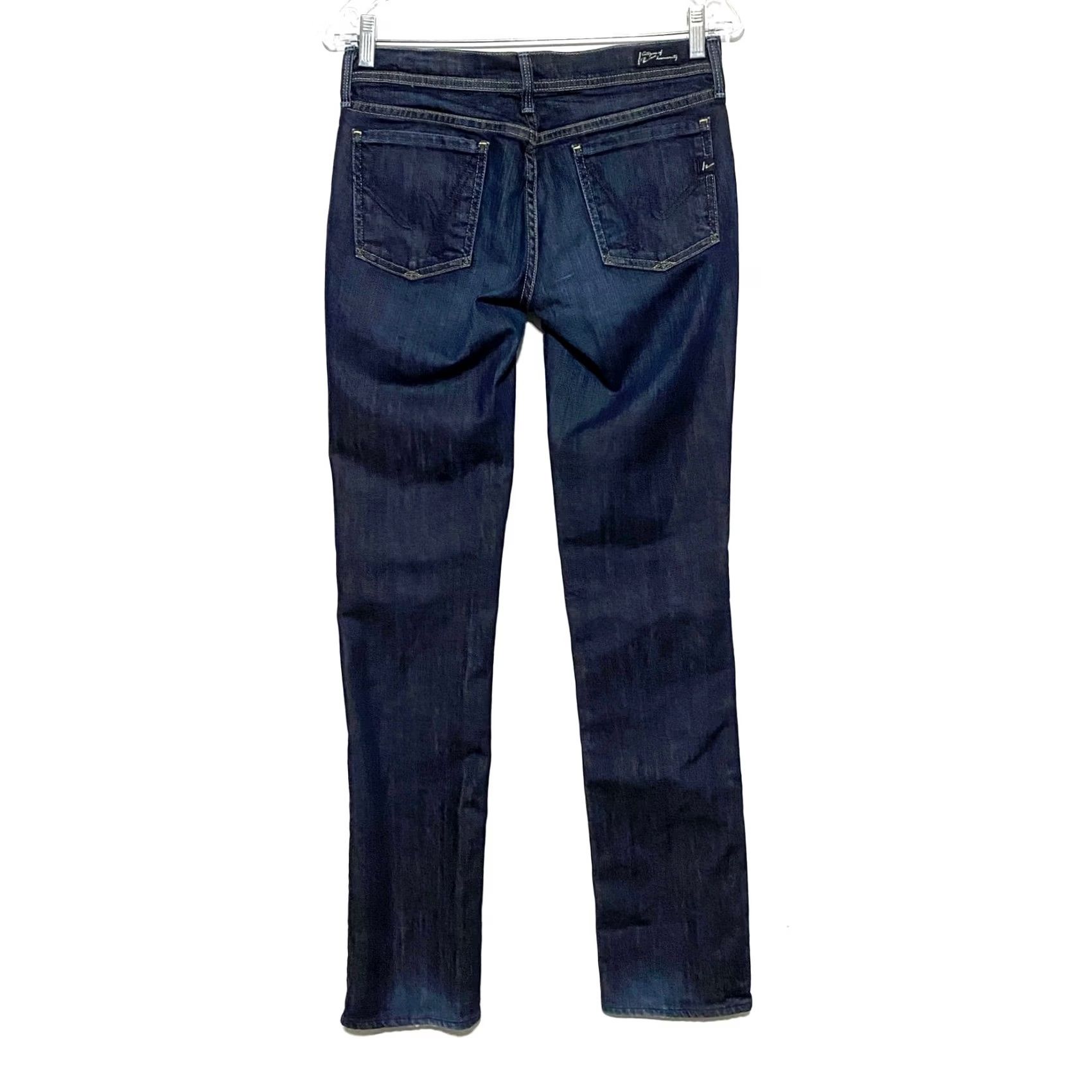 Citizens Of Humanity Citizens of Humanity Jeans Ava #142 Low Rise Straight Women 27 Dark Blue Denim 5-Pocket Stretch Casual Pipelines? Size 27" / US 4 / IT 40 - 5 Thumbnail