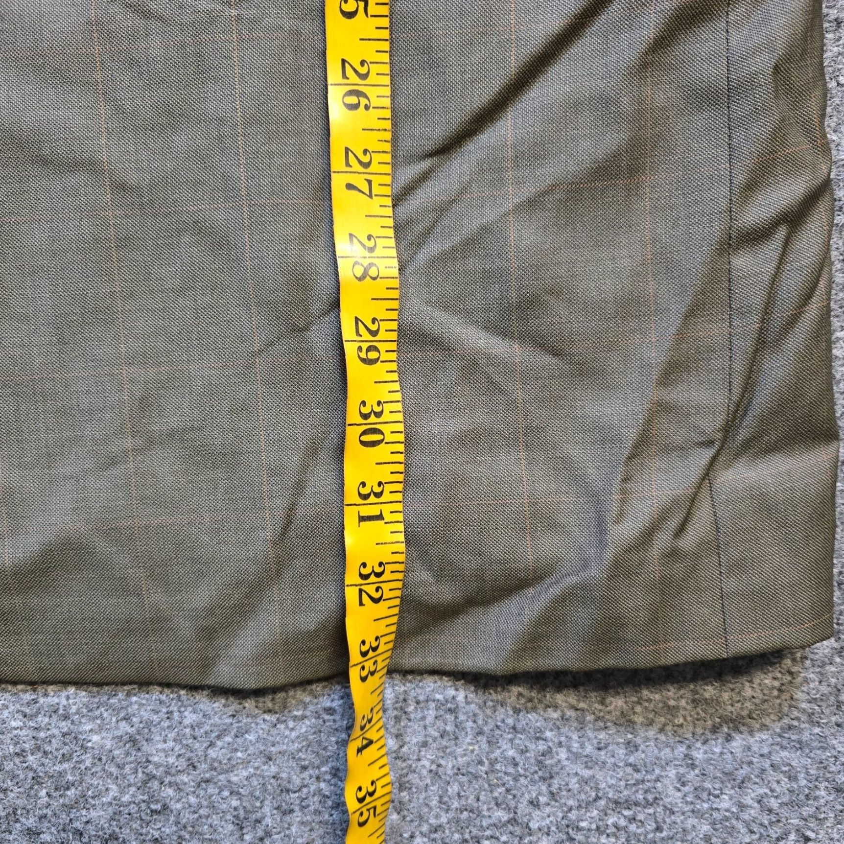 Brooks Brothers Brooks Brothers Blazer Mens Size 46 Green Classic Lined Wool Sport Coat Jacket Size 46R - 6 Thumbnail