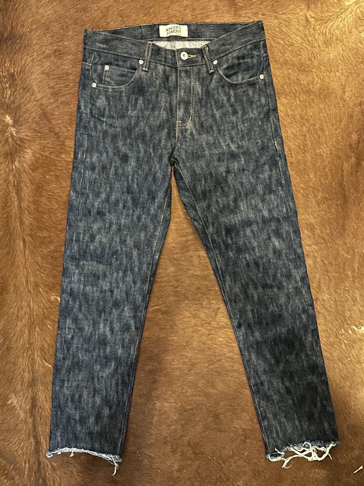 image of Naked Famous 18Oz Big Slub Selvedge Jeans in Blue, Men's (Size 31)