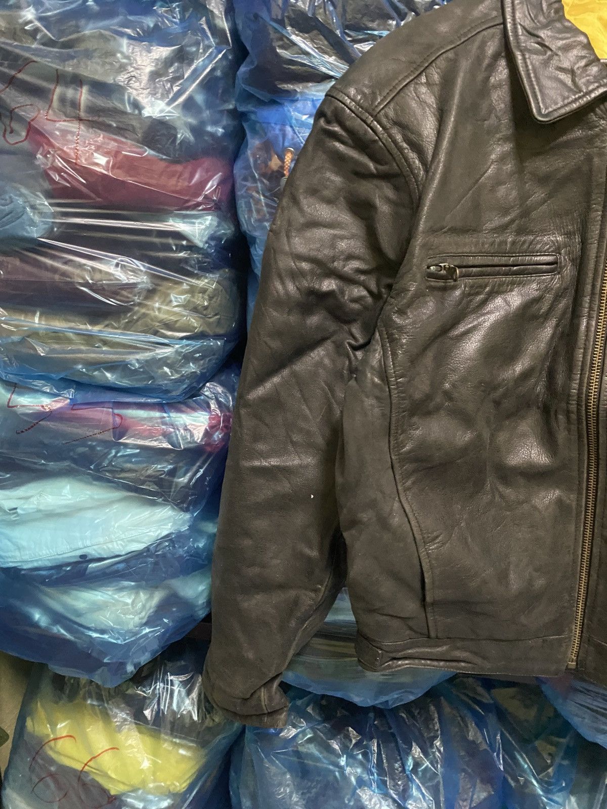 Other Vintage t.c electronic FORCE Real Leather Jacket Embroidered Size US M / EU 48-50 / 2 - 10 Thumbnail
