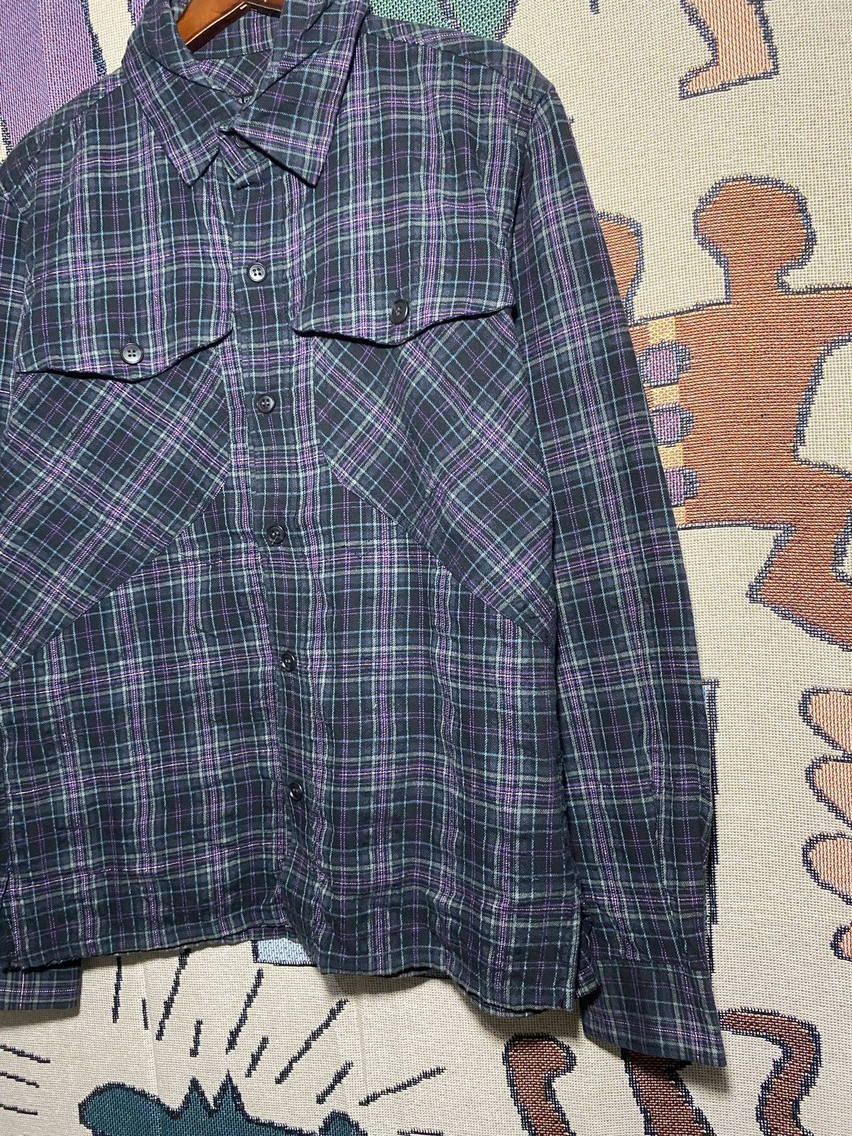 Final Home × Issey Miyake × Pleats Please Issey Miyake Final Homme Issey Miyake Vintage Rare Shirt Size US L / EU 52-54 / 3 - 3 Thumbnail