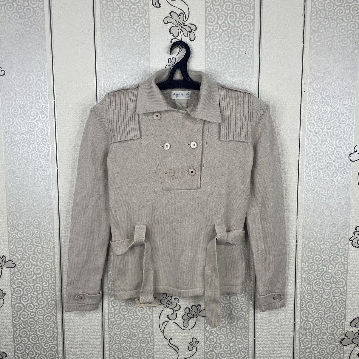 agnes b. Vintage Agnes B. Belted Sweater Size S / US 4 / IT 40 - 1 Thumbnail