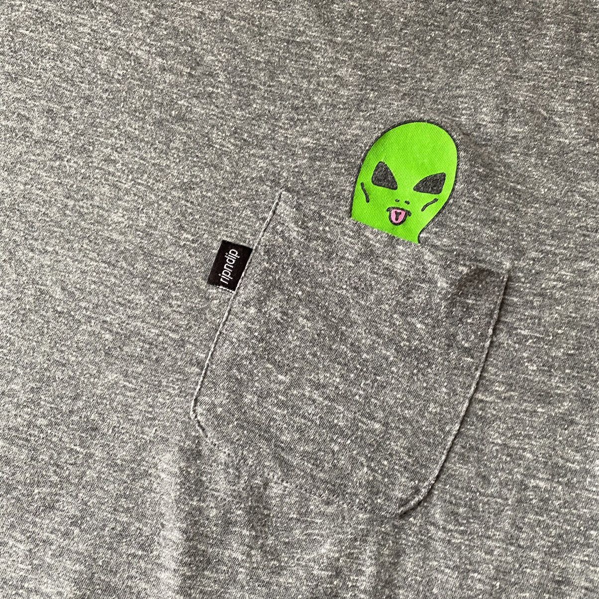 Stussy Rip n Dip Grey T-Shirt ripndip Size US S / EU 44-46 / 1 - 2 Thumbnail