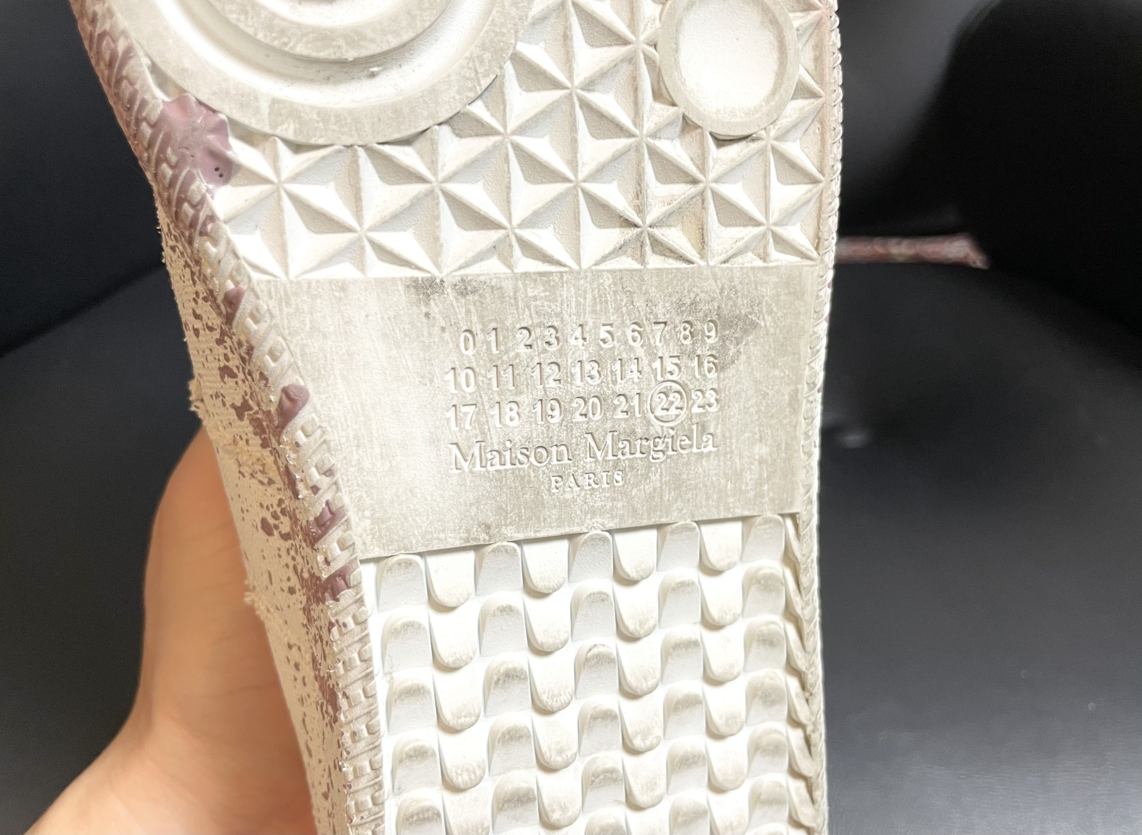 Maison Margiela Maison Margiela GAT (Paint Splatter Canvas) Size US 9 / EU 42 - 18 Thumbnail