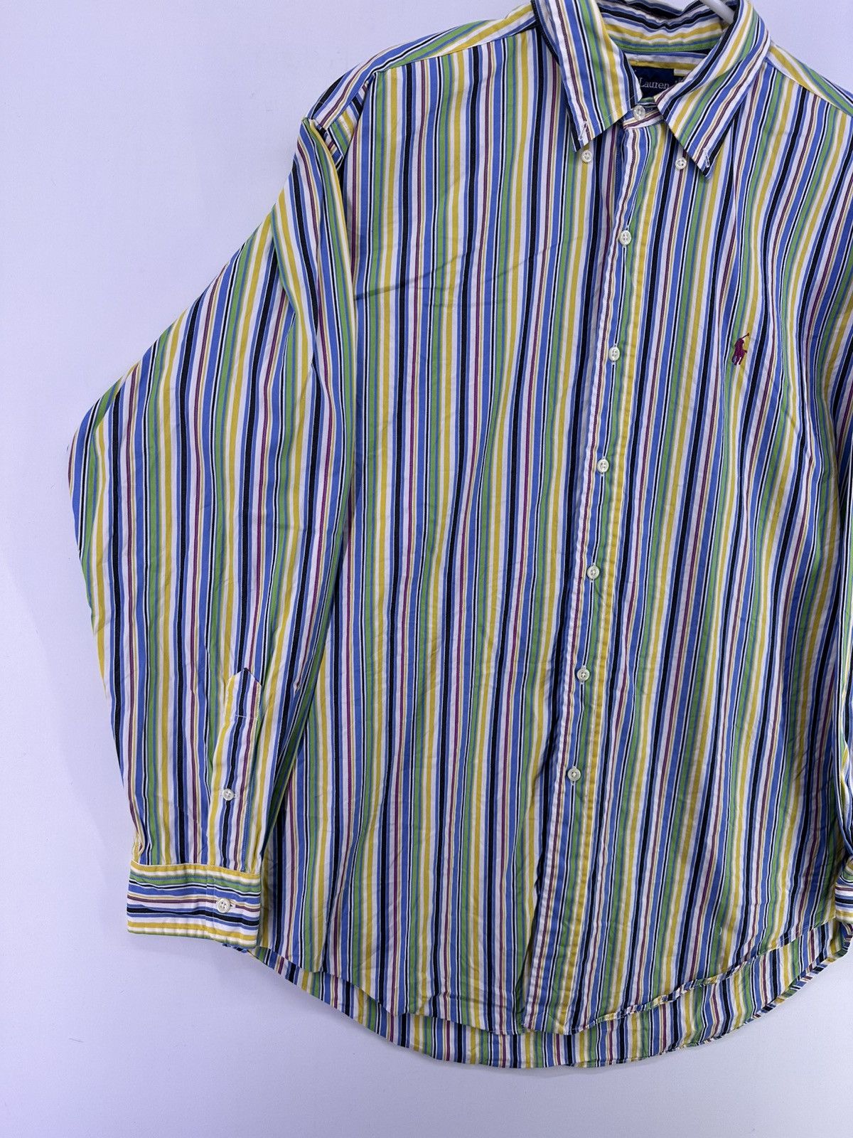 Ralph Lauren Ralph Lauren Men Long Sleeve Classic Fit purple logo Size L Size US L / EU 52-54 / 3 - 3 Thumbnail
