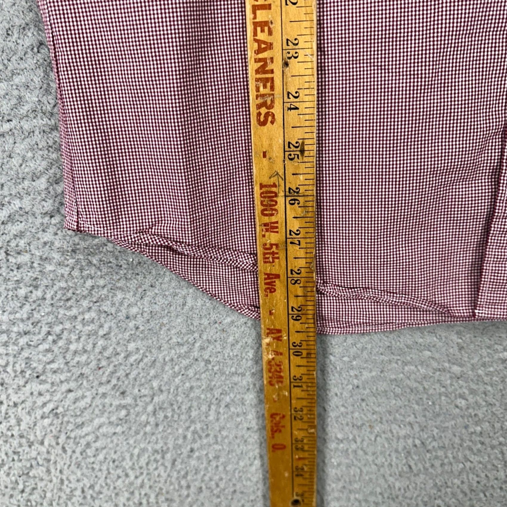 J.Crew J. Crew Mercantile Flex Shirt Button Down Mens Medium Maroon White Shepherd Check Shirt Size US M / EU 48-50 / 2 - 7 Thumbnail
