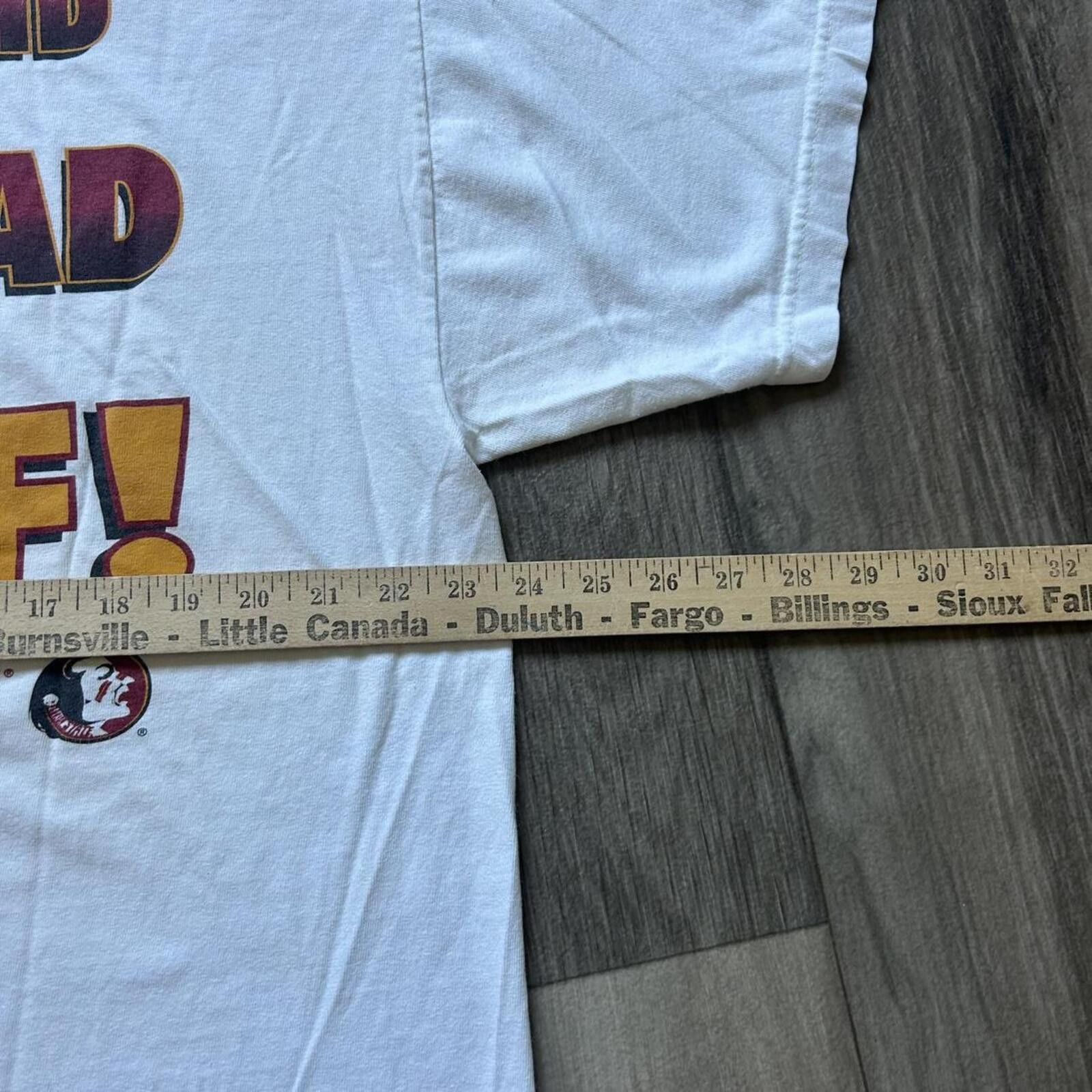 Other Vintage 1997 NC State vs. Florida State football tee FSU XL Size US XL / EU 56 / 4 - 6 Thumbnail