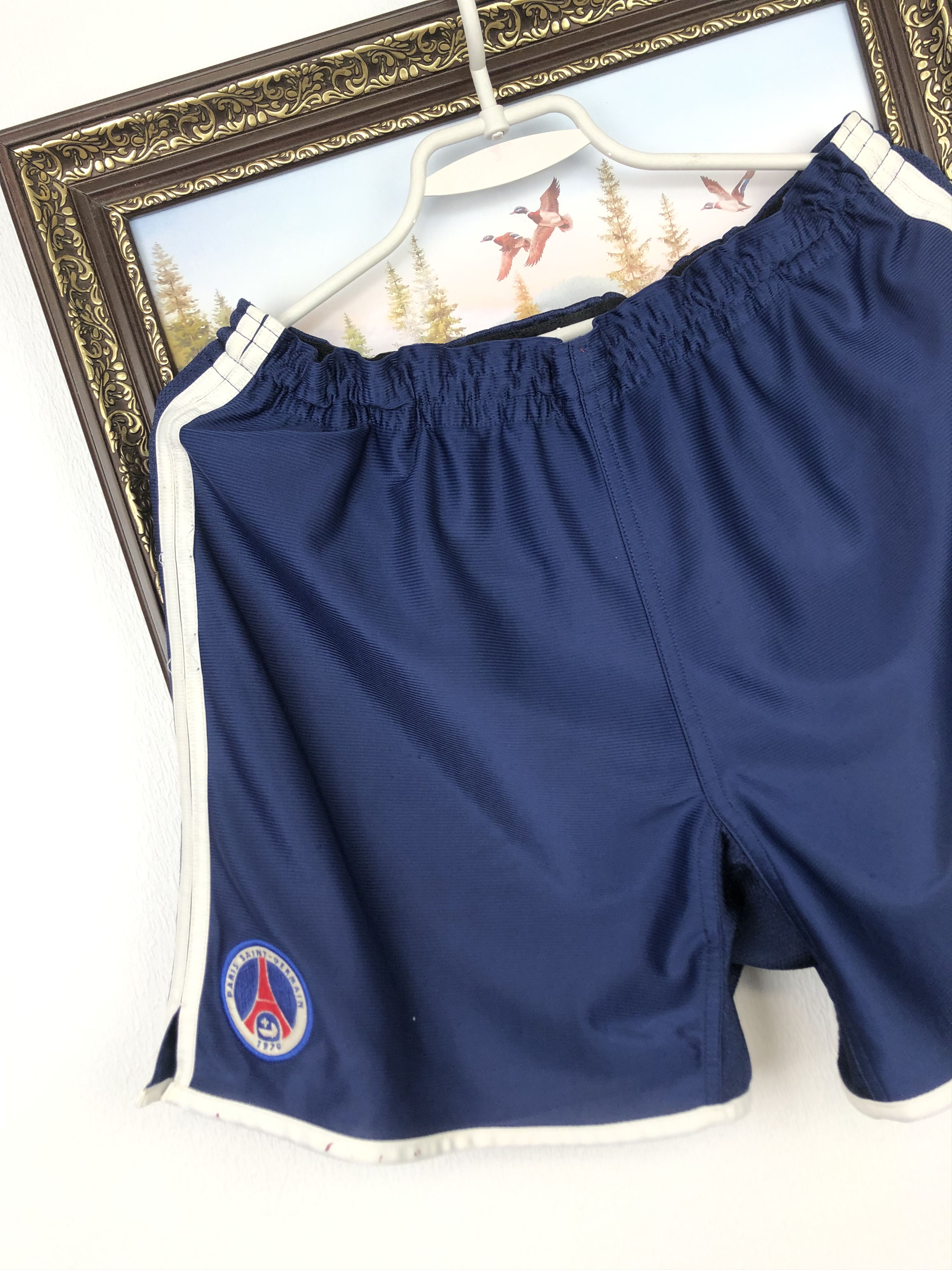 Nike Vintage Nike Paris Saint-Germain PSG Football Shorts Soccer Size US 32 / EU 48 - 3 Thumbnail