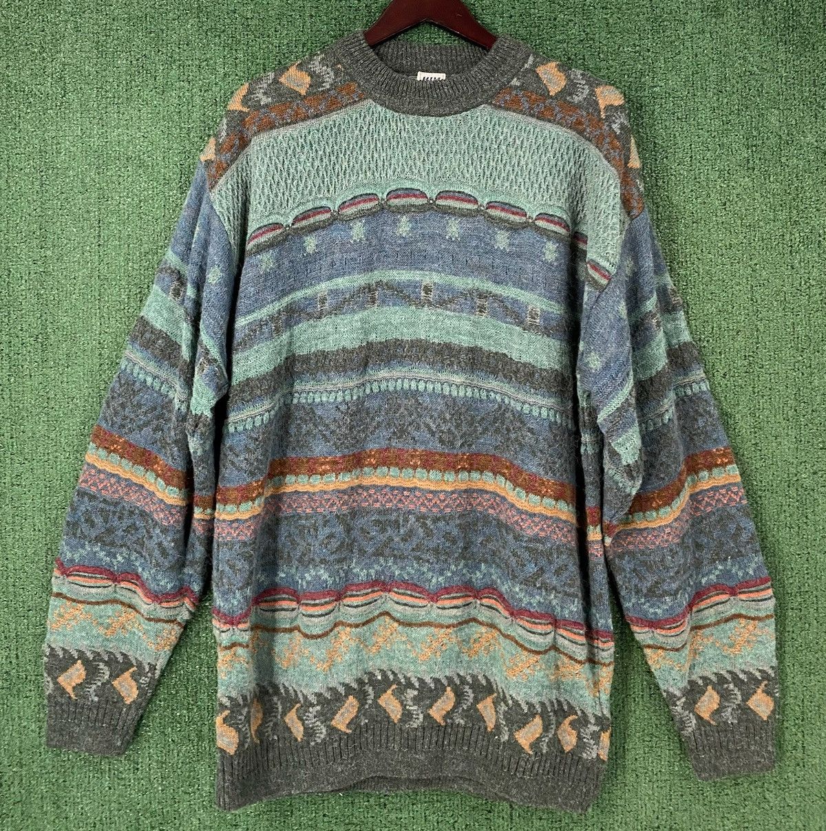 Other 90’s HIM Collection Coogi Style Wool Blend Sweater Mens XL Size US XL / EU 56 / 4 - 1 Thumbnail