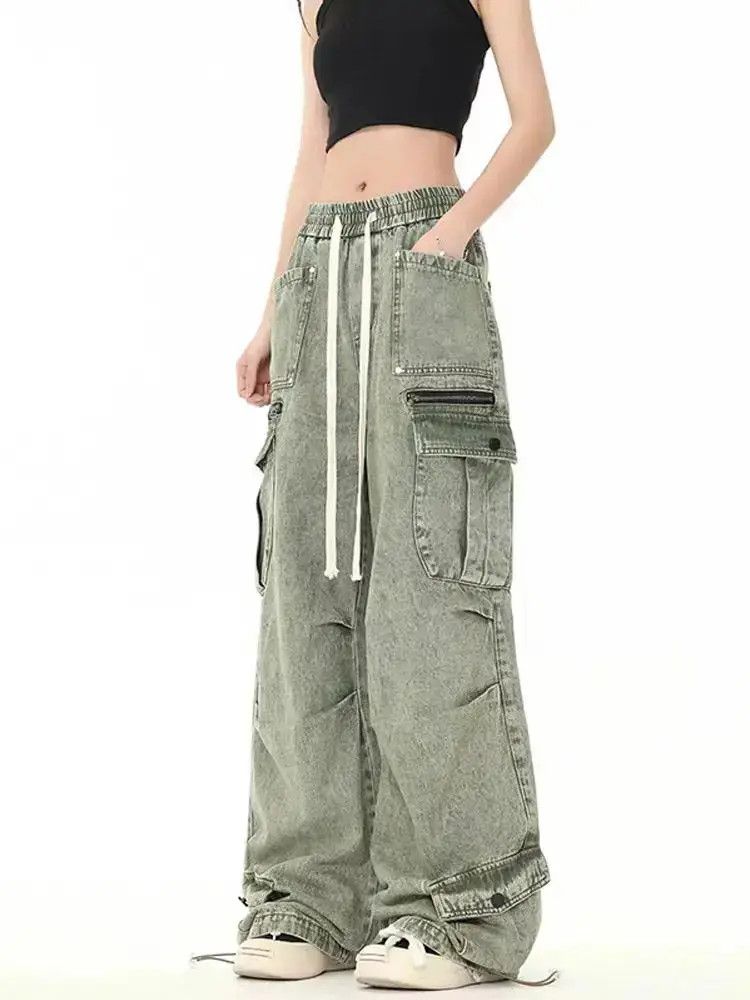 Japanese Brand Workwear large pockets vintage washed casual pants Size US 32 / EU 48 - 2 Thumbnail