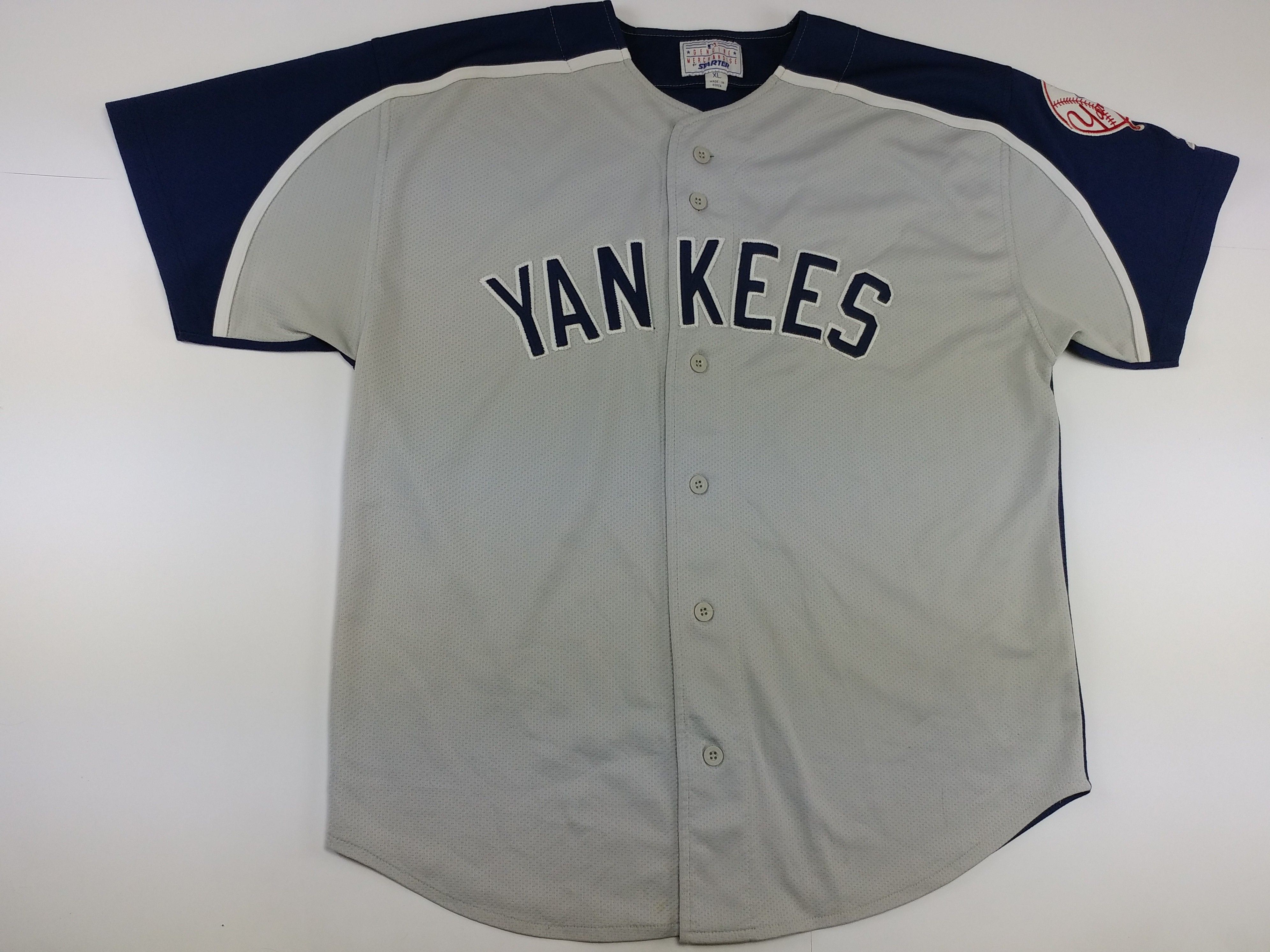 Starter MLB New York Yankees jersey, vintage baseball t-shirt 90s XL Size US XL / EU 56 / 4 - 1 Thumbnail
