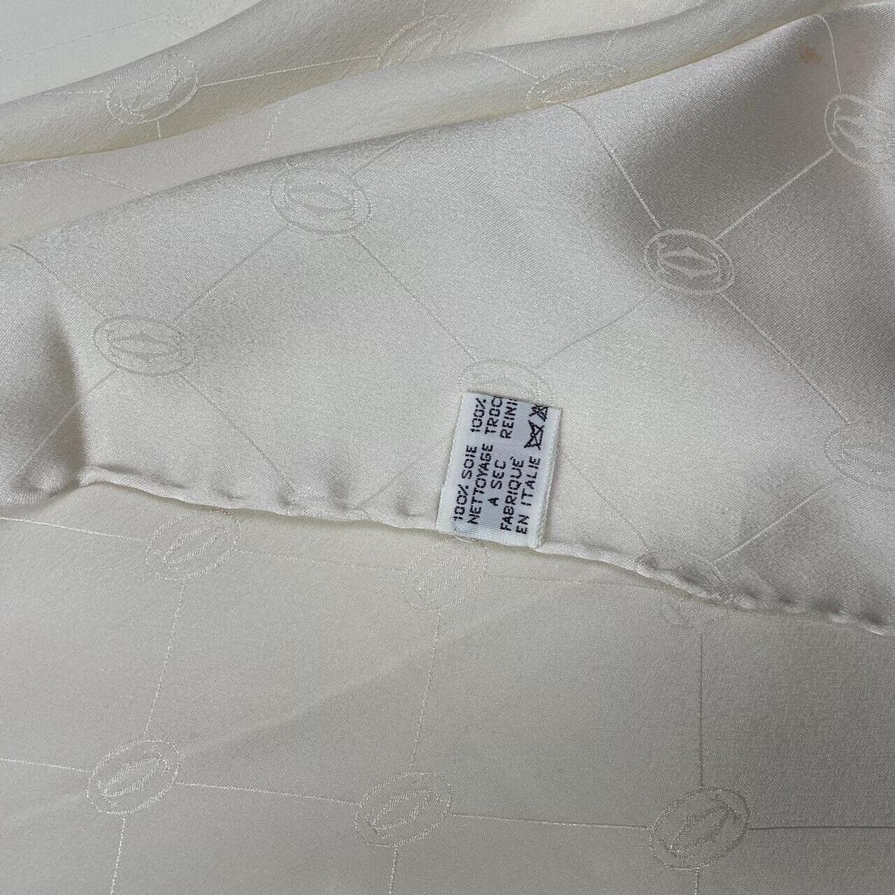 Cartier Cartier Scarf Silk Scarf Monogram Must De Cartier Paris Size ONE SIZE - 4 Thumbnail