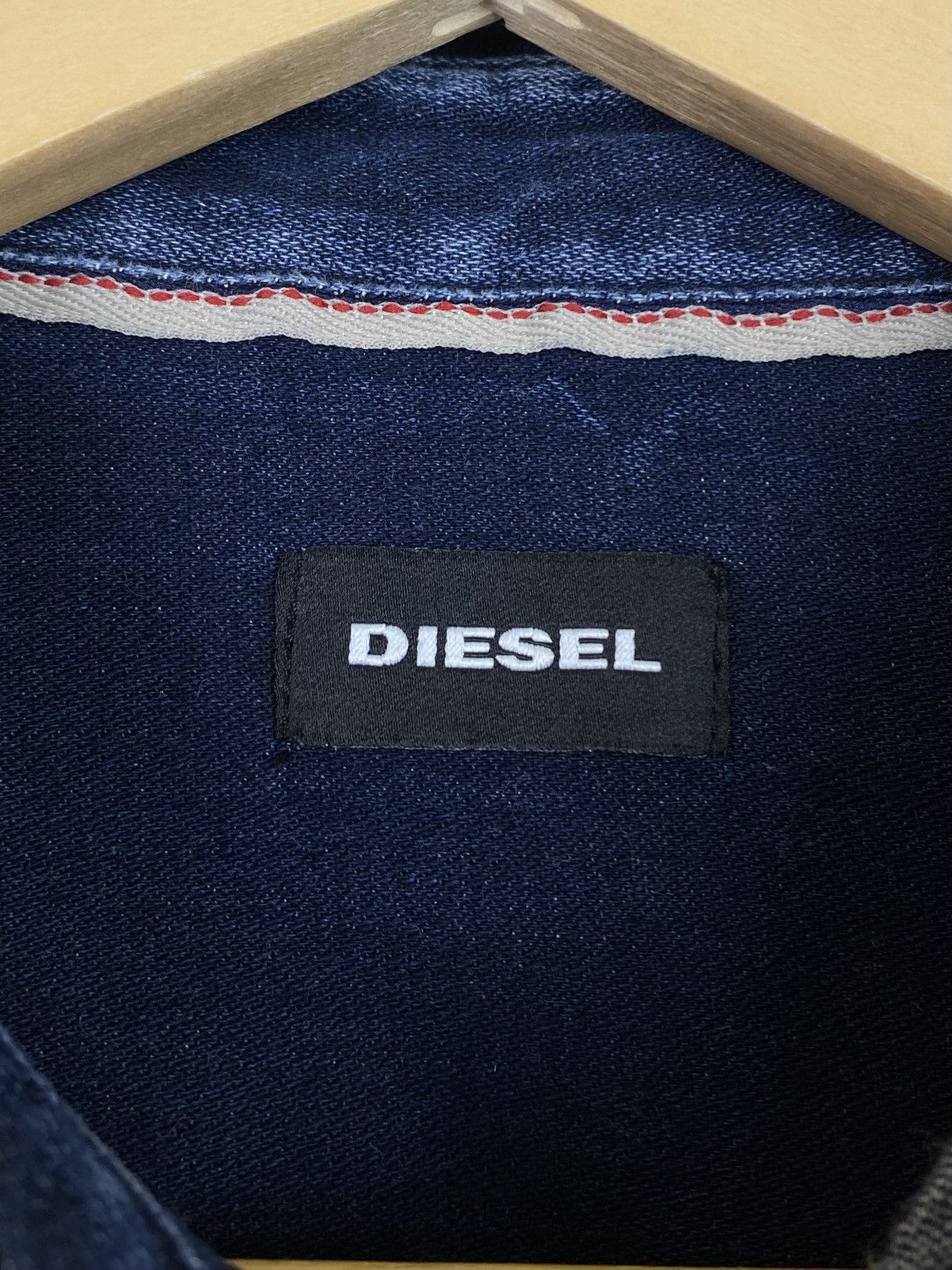 Diesel Diesel Denim Buttons Up Shirt Top Embroidered Stars Blue Size US S / EU 44-46 / 1 - 5 Thumbnail