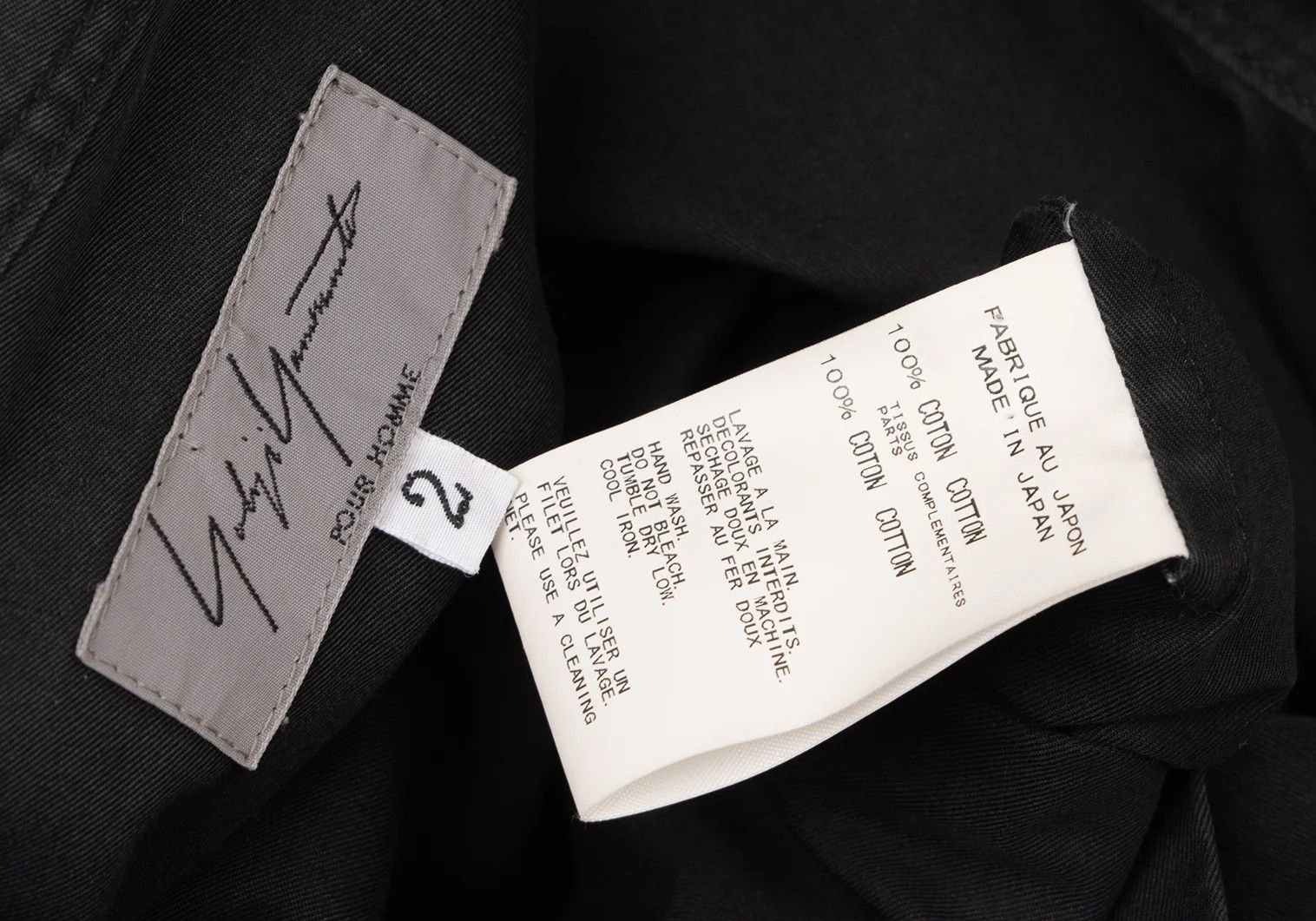 Yohji Yamamoto Yohji Yamamoto Cotton Contrast Shirt Size US M / EU 48-50 / 2 - 14 Thumbnail